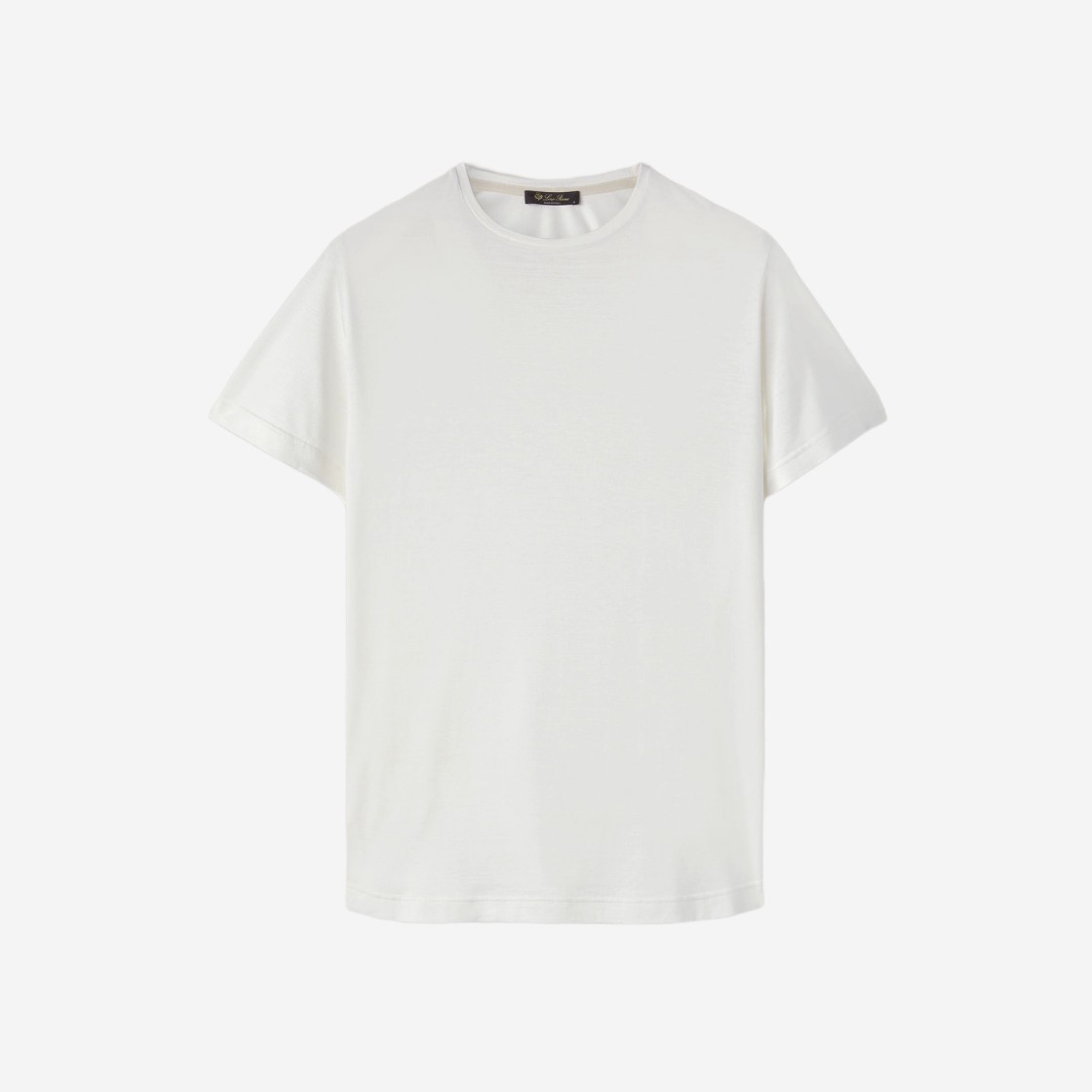 Loro Piana Soft T-Shirt Optical White 상세 이미지 1