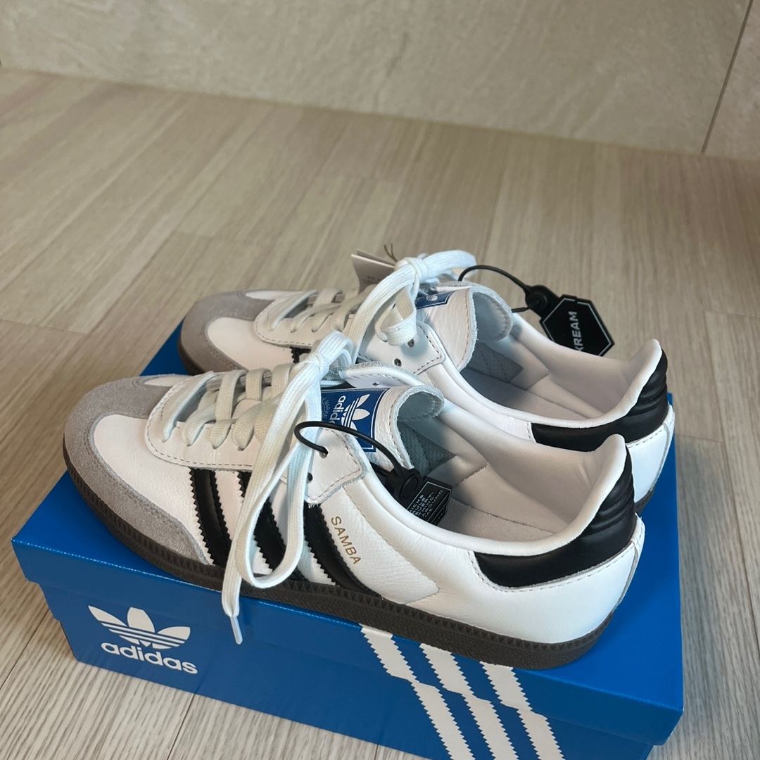 Adidas Samba OG Cloud White 착용 스타일 - 4