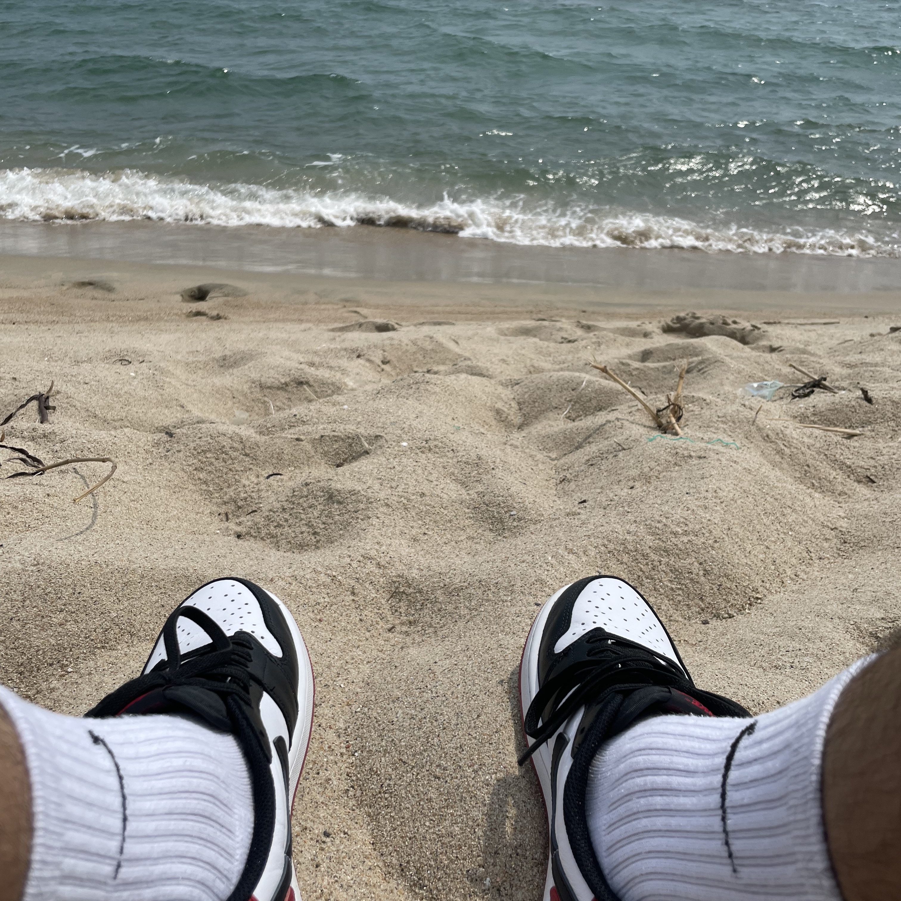Jordan 1 Retro Low OG Black Toe 착용 스타일