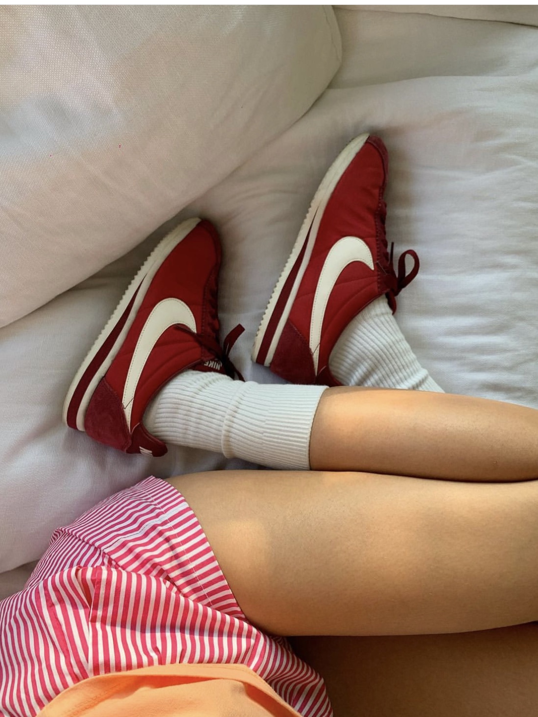 Nike x Stranger Things Classic Cortez Independence Day Pack Red 착용 스타일