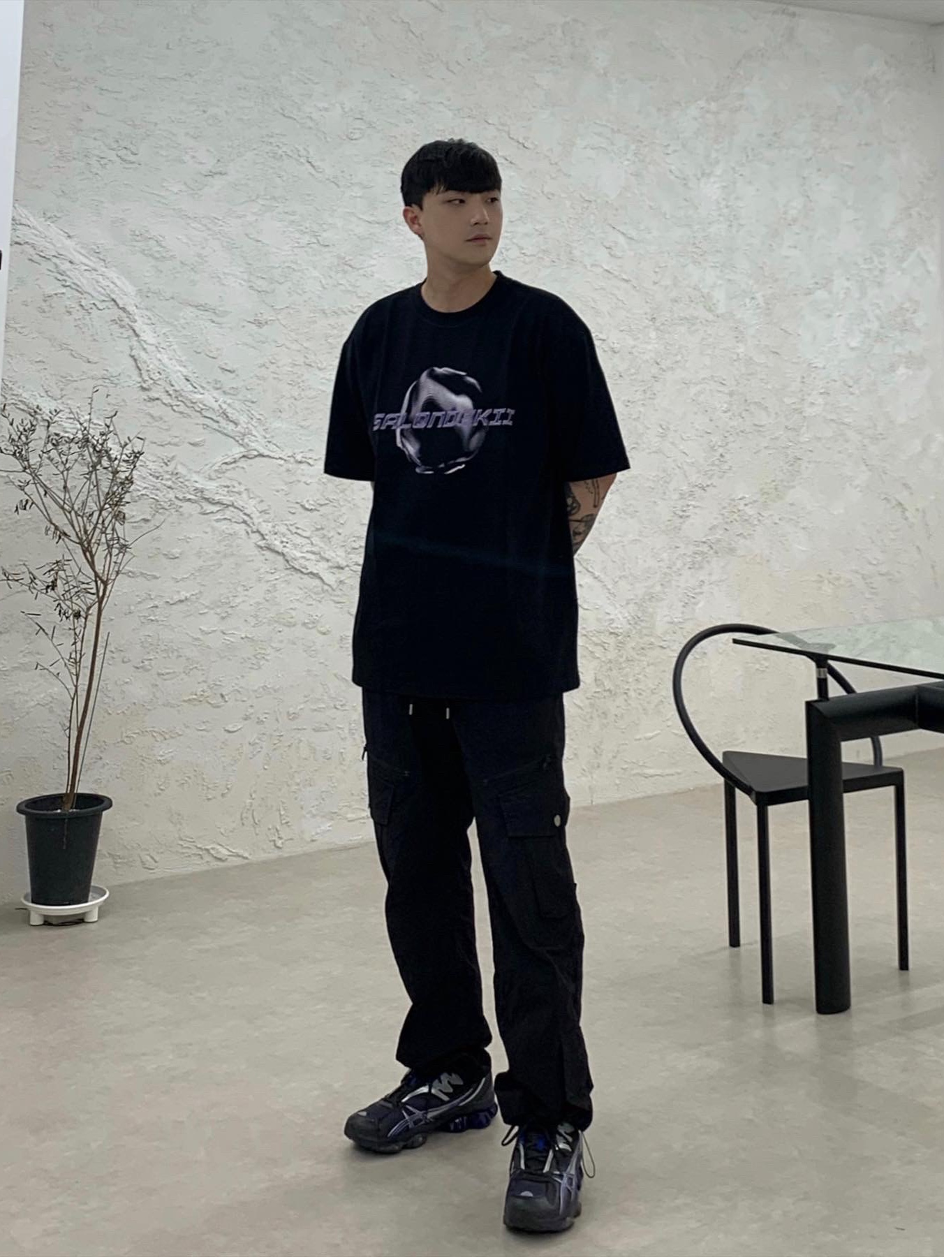 Asics x Kiko Kostadinov Gel-Quantum Zientzia Dark Grey 착용 스타일