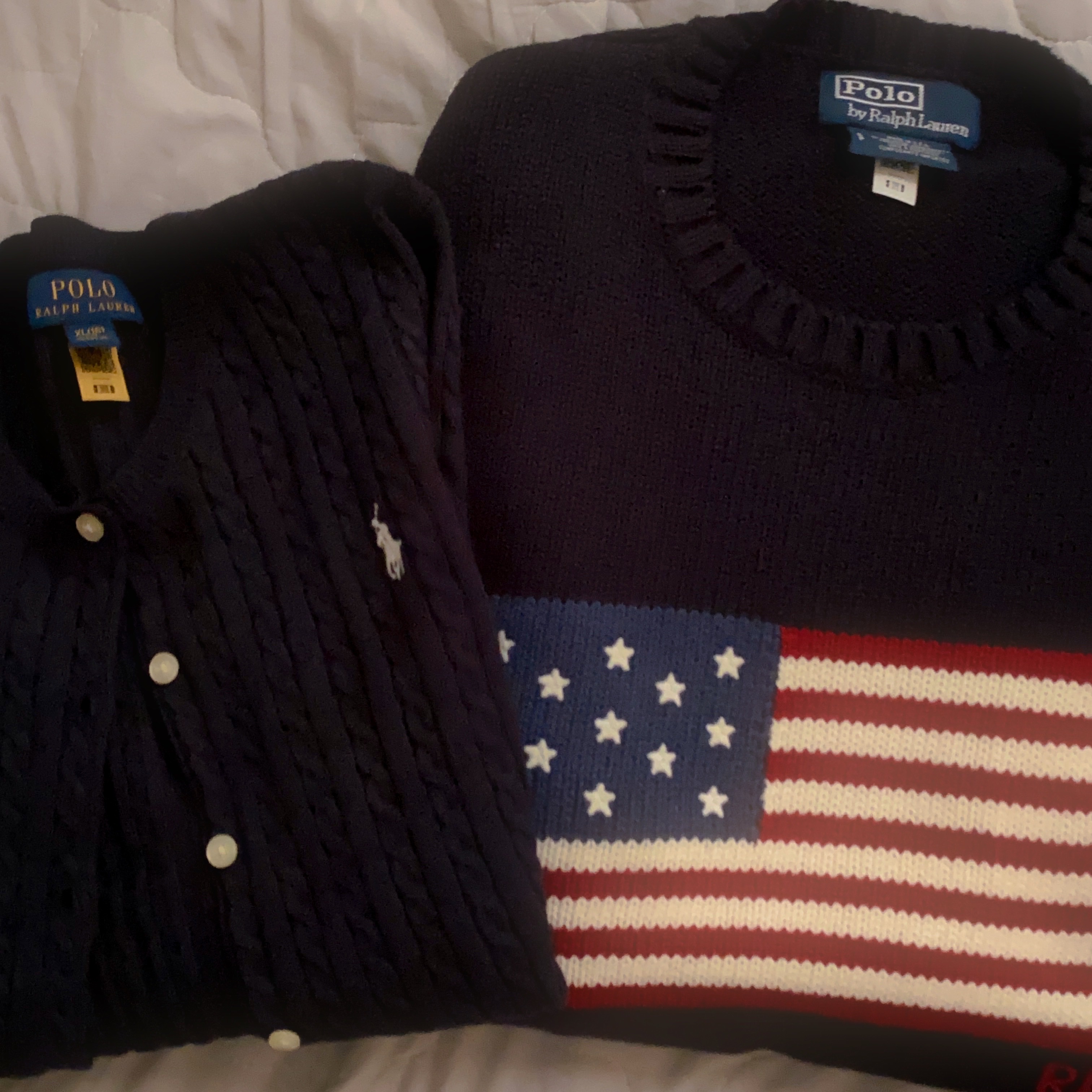 [30% 적립] Polo Ralph Lauren Children Mini Cable Cotton Cardigan Hunter Navy 착용 스타일