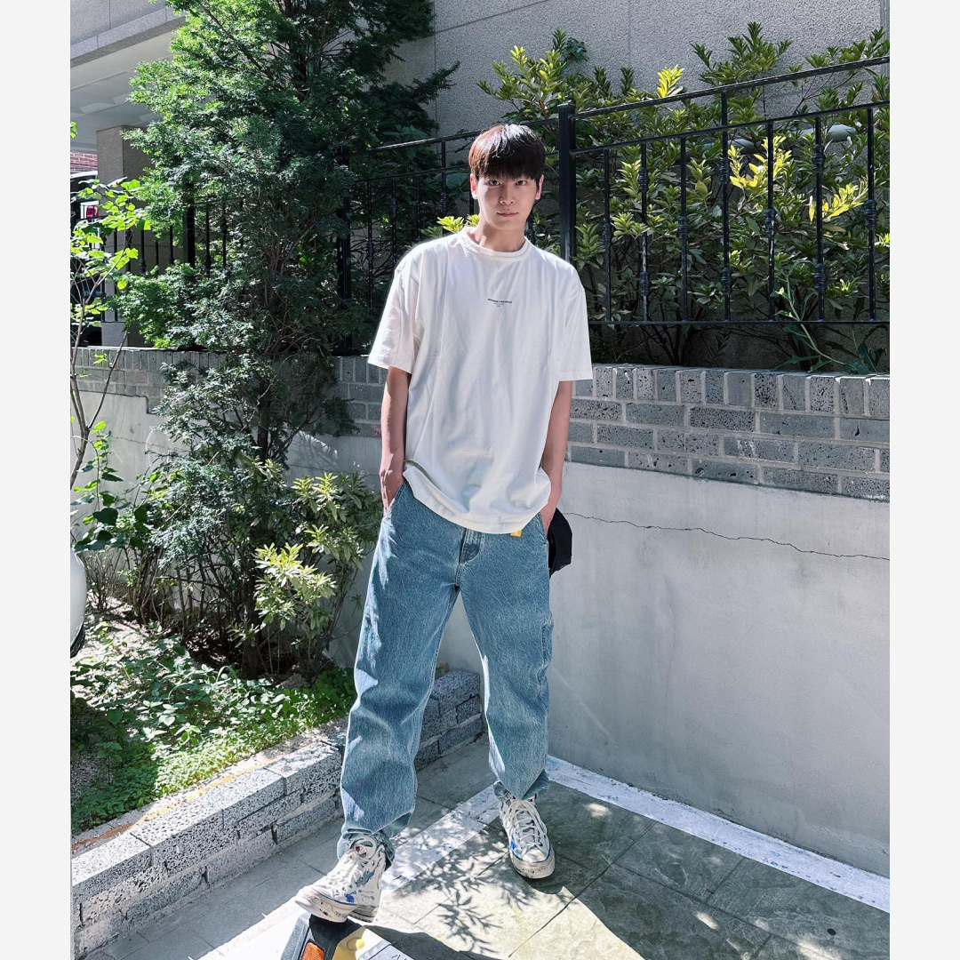 Converse x Ader Error Chuck 70 High White 착용 스타일 - 2