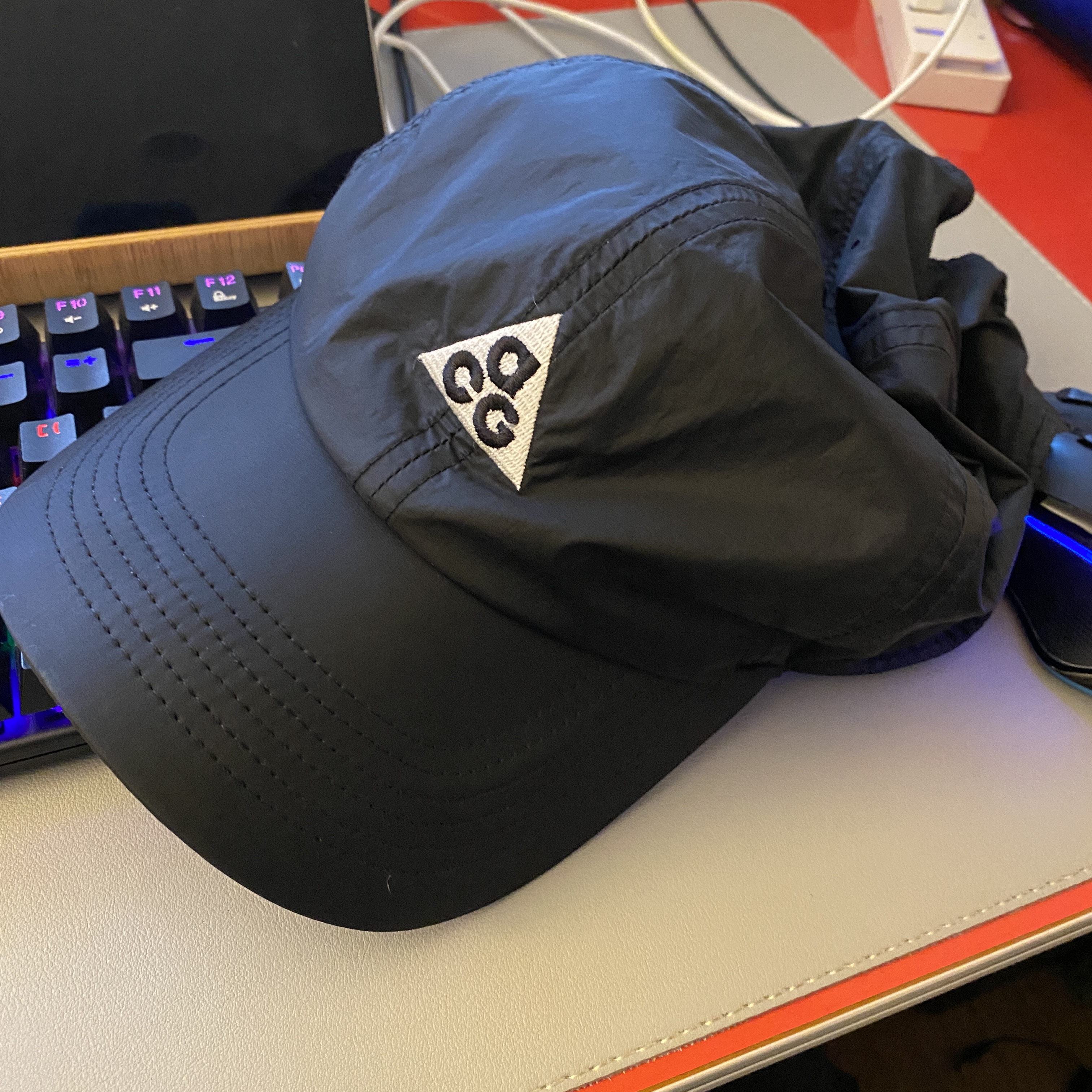 Nike ACG Trail Cap Black 착용 스타일