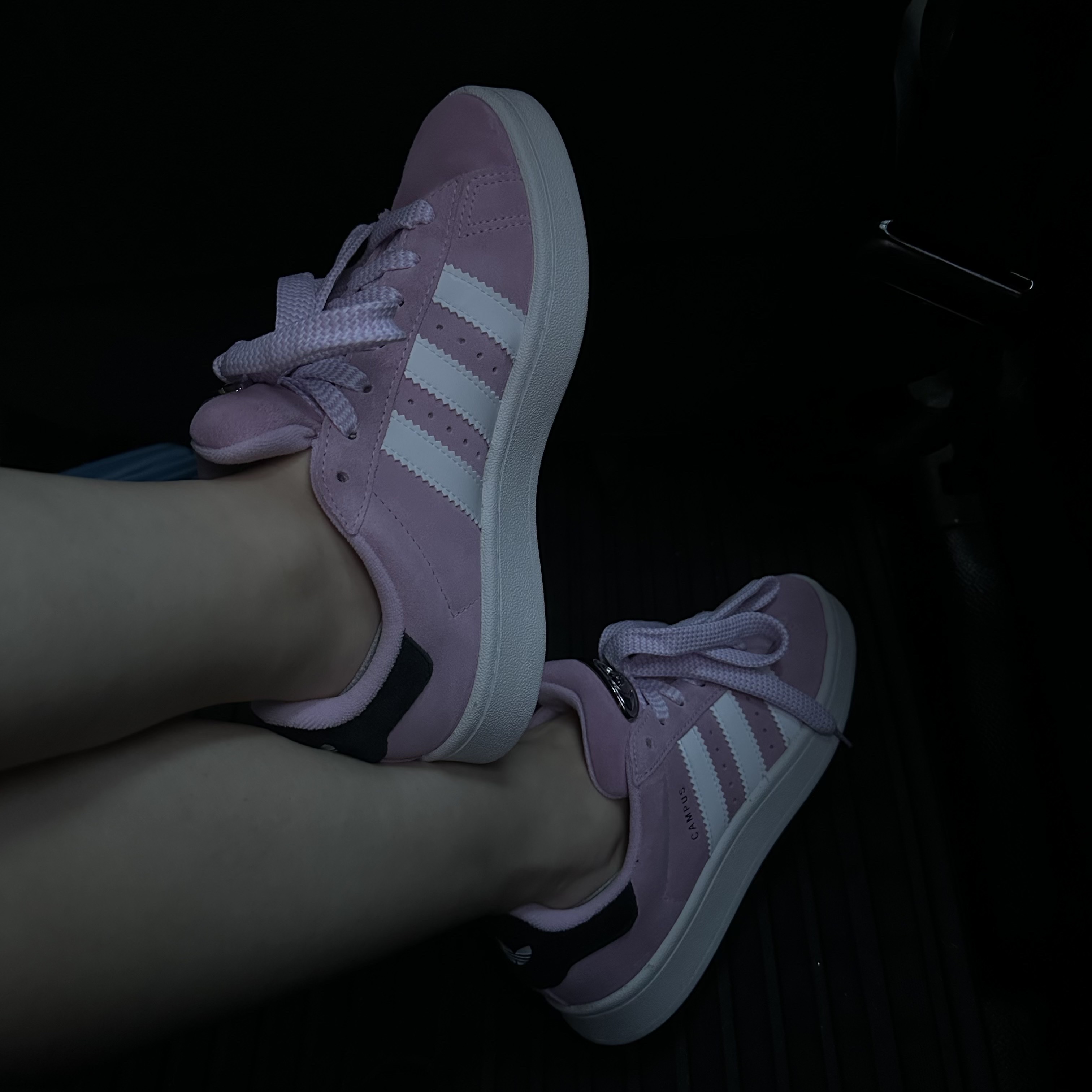 (W) Adidas Campus 00s Bliss Lilac 착용 스타일