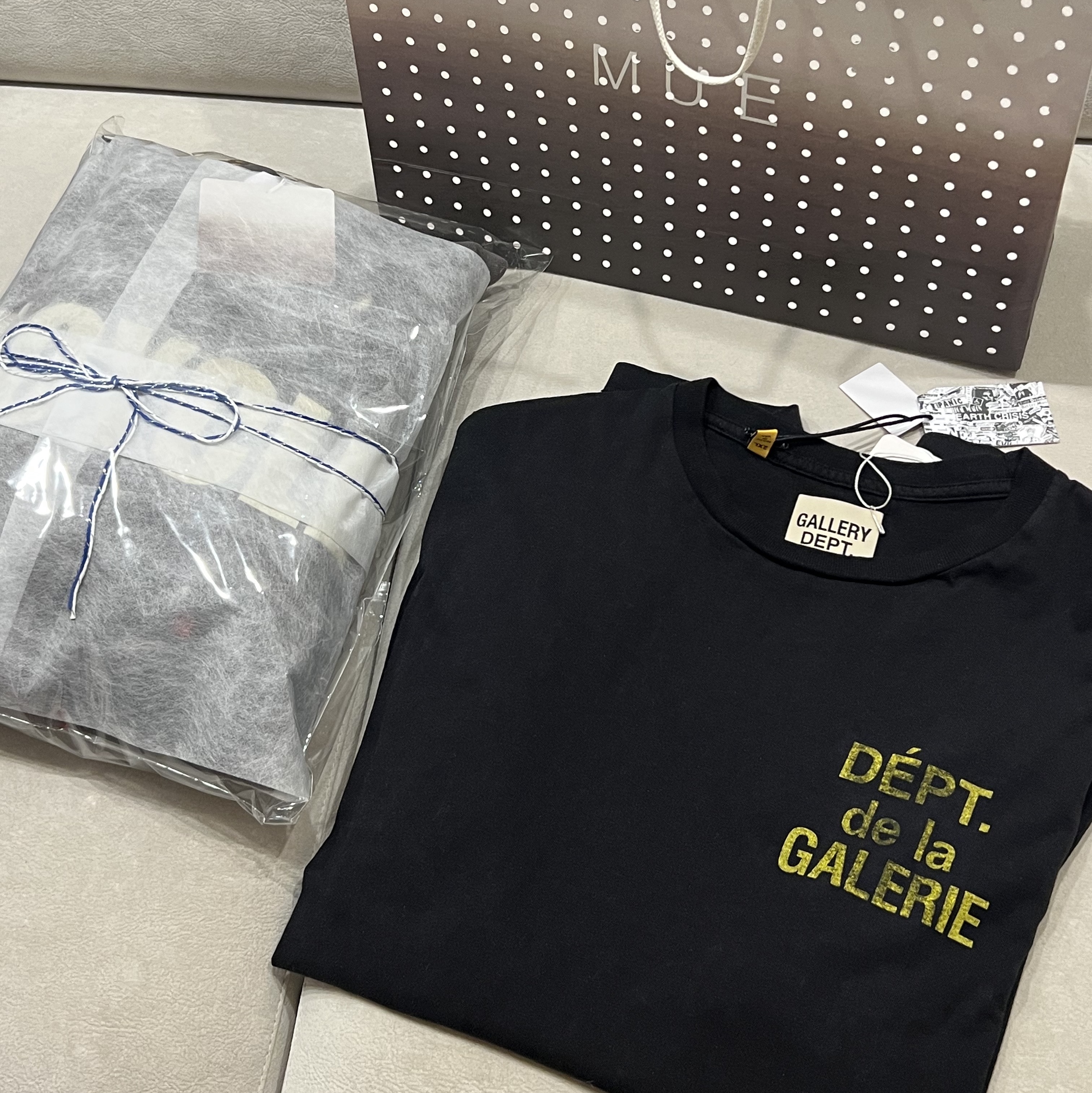 Gallery Dept. French T-Shirt Black 착용 스타일