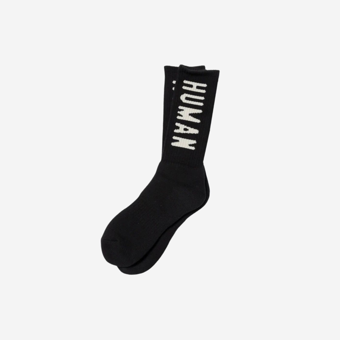 Human Made HM Logo Socks Black 상세 이미지 1