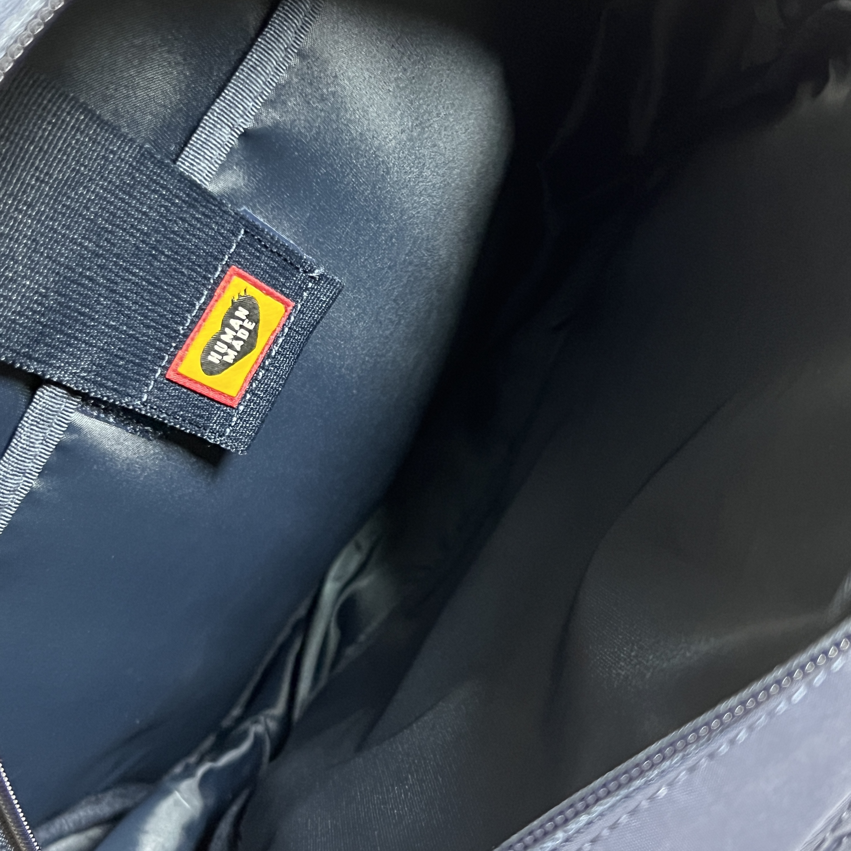 Human Made Military Backpack Navy 착용 스타일 - 3