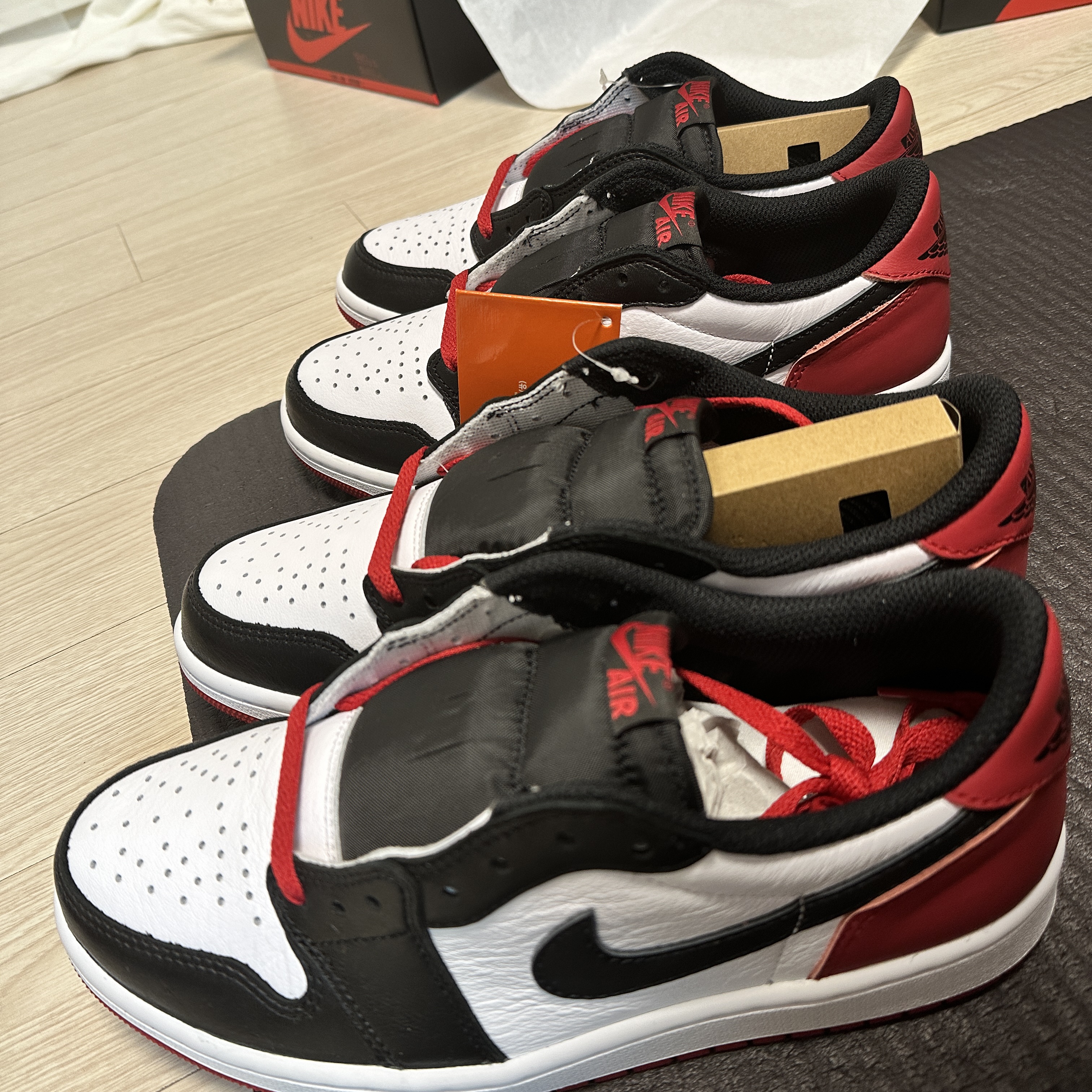 Jordan 1 Retro Low OG Black Toe 착용 스타일