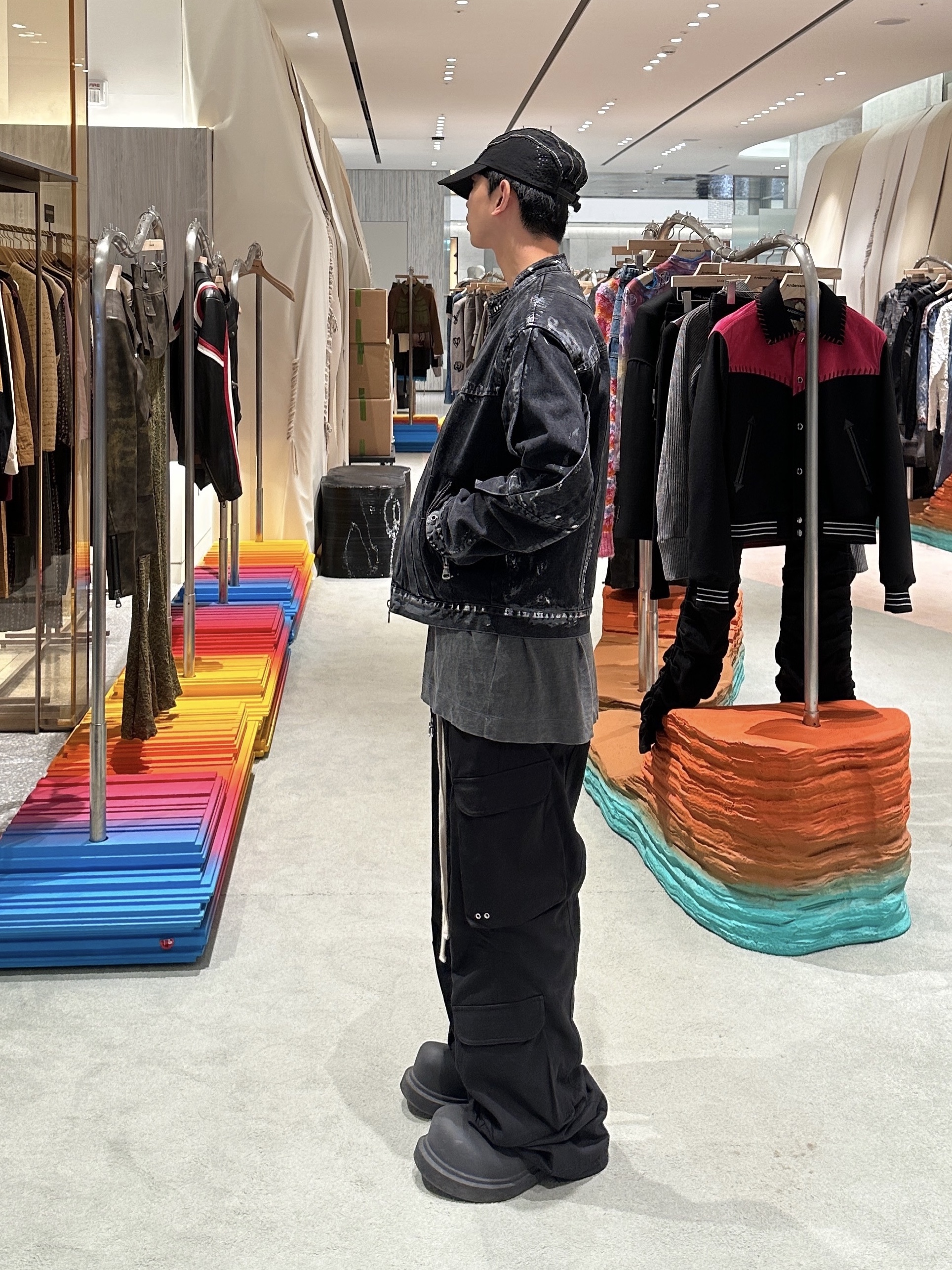 Balenciaga Steroid Derby Black 착용 스타일 - 2