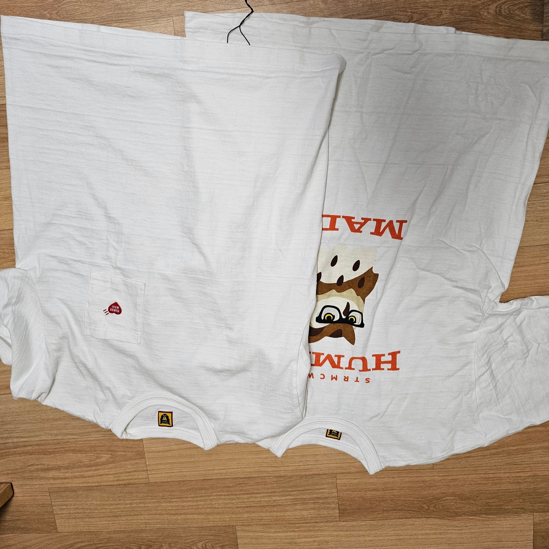 Human Made Pocket T-Shirt #2 White 착용 스타일