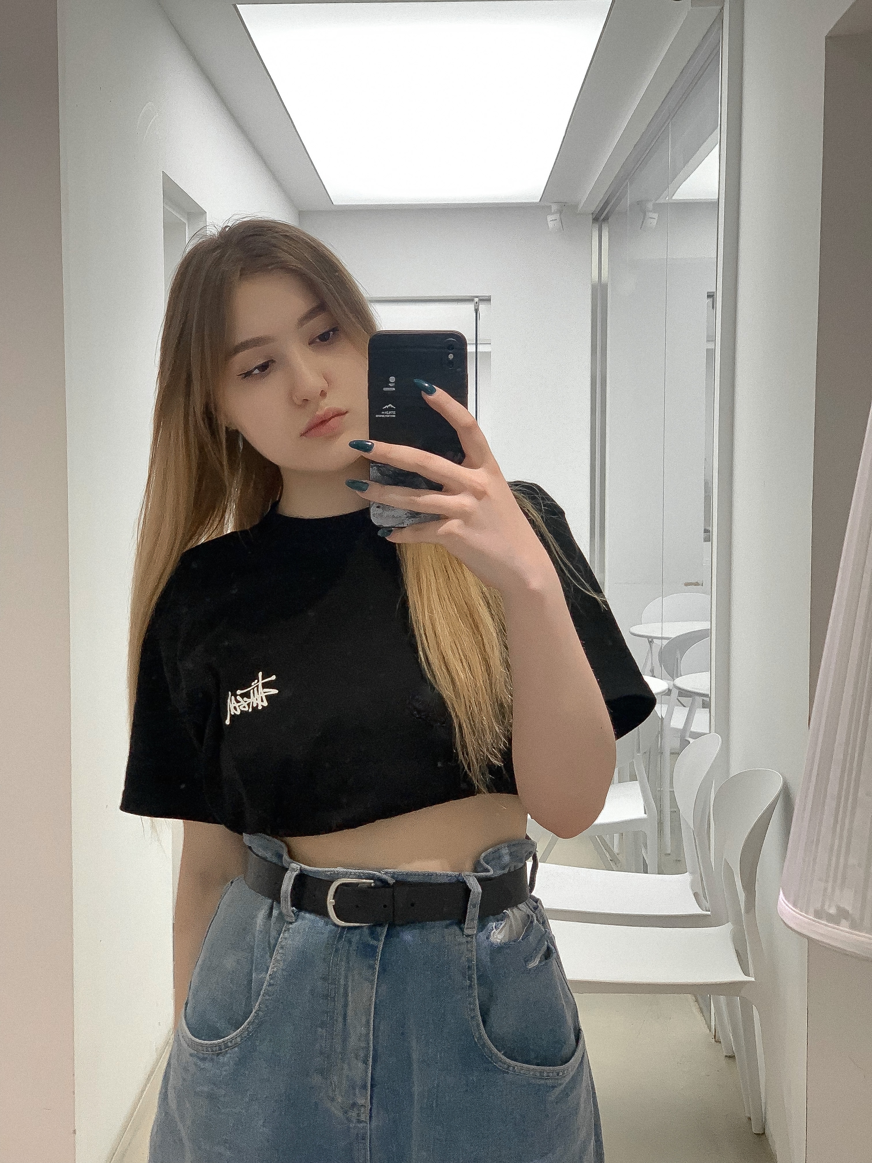 Stussy Basic Stussy Pigment Dyed T-Shirt Black 2023 착용 스타일 - 4