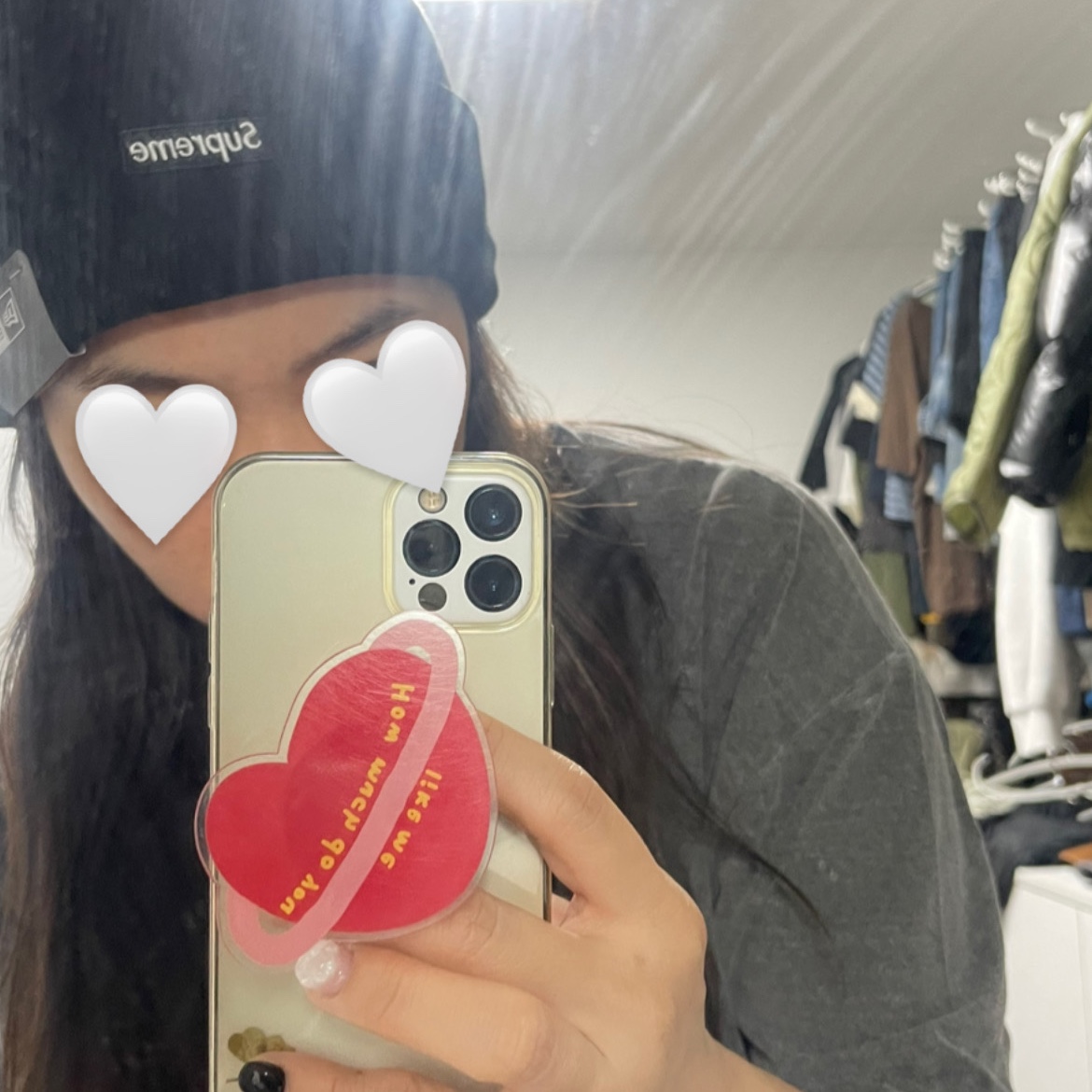 Supreme New Era Varsity Beanie Black - 23FW 착용 스타일 - 1