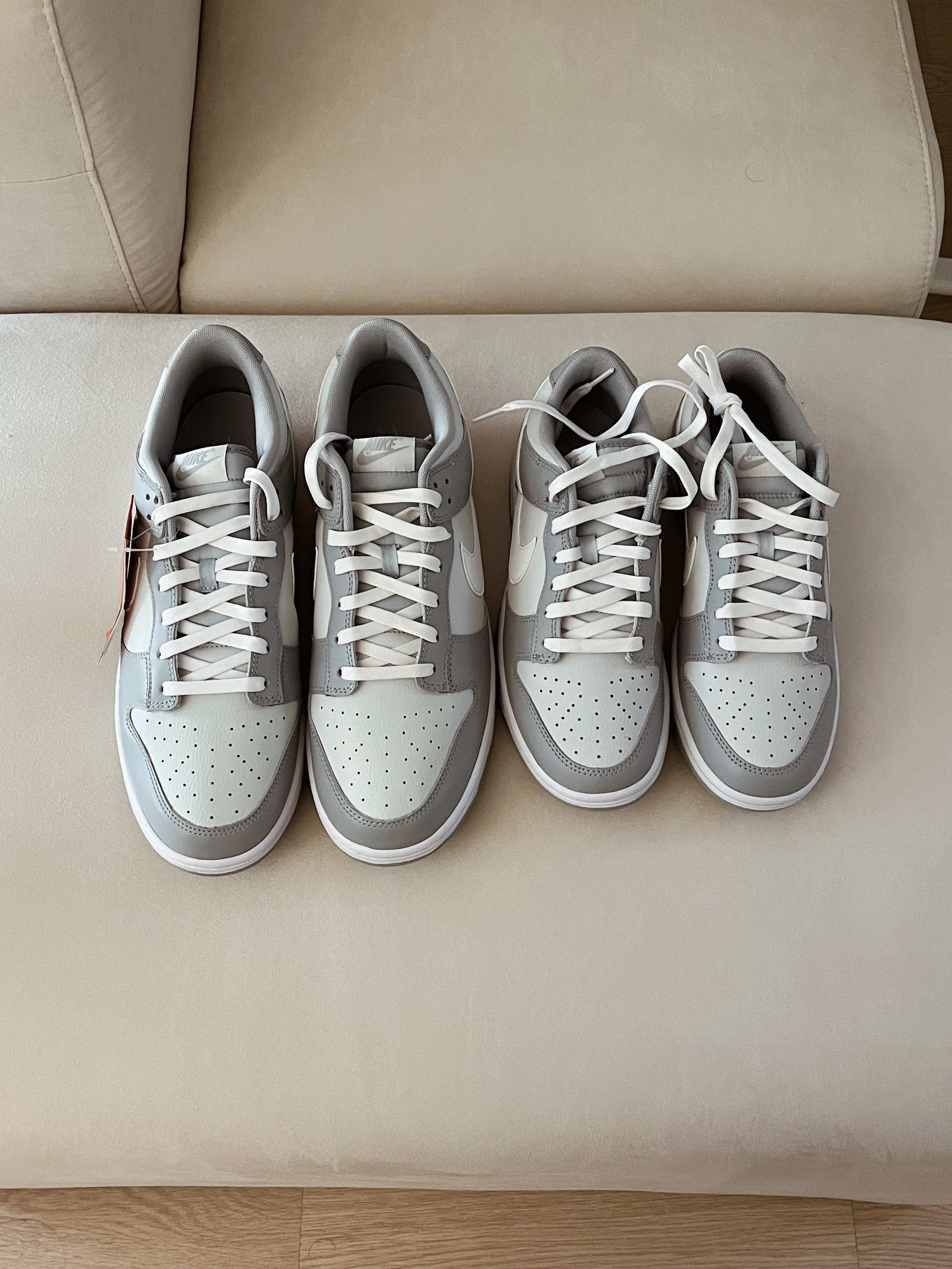 Nike Dunk Low Retro Grey Fog 착용 스타일