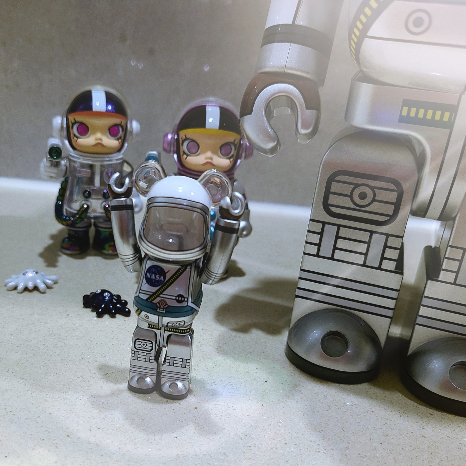 Bearbrick Project Mercury Astronaut 100% & 400% Set 착용 스타일 - 2