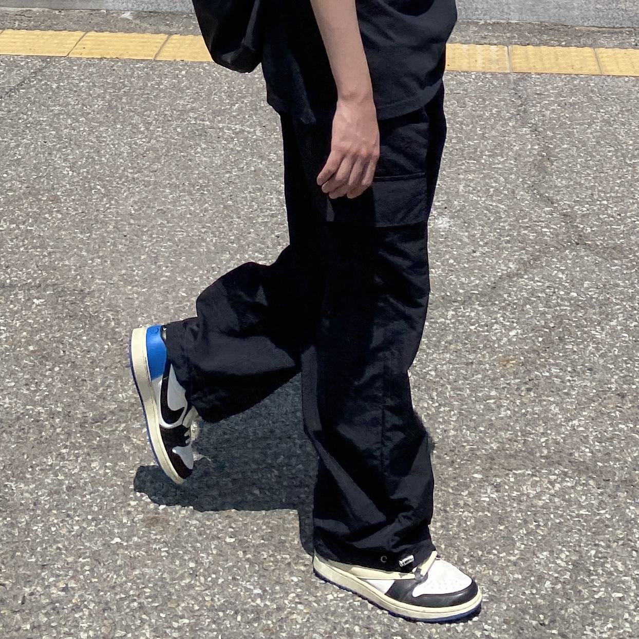 Nike x Stussy WT T-Shirt Black - US/EU, Nike x Stussy WT T-Shirt Black - Asia 착용 스타일 - 3