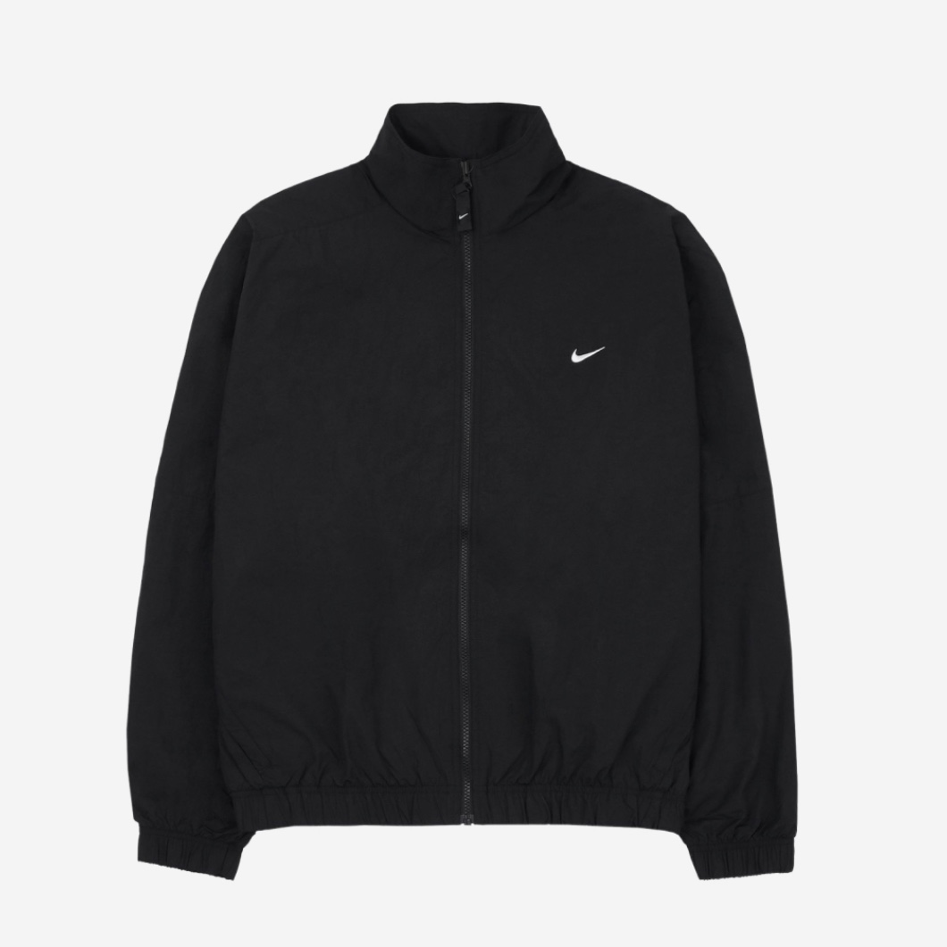 Nike NRG Solo Swoosh Woven Track Jacket Black - Asia 착용 스타일
