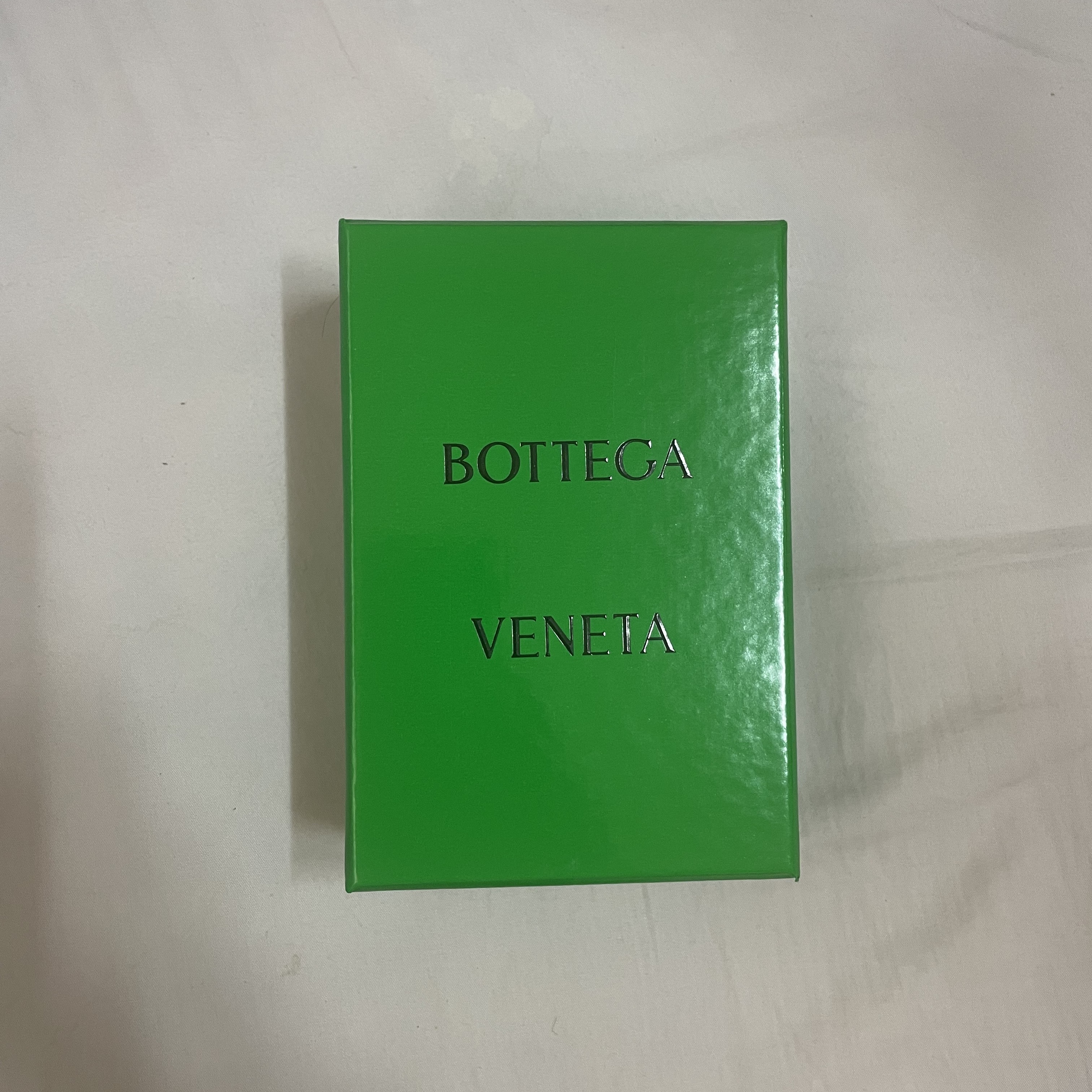 Bottega Veneta Credit Card Case Calfskin Parakeet 착용 스타일 - 1