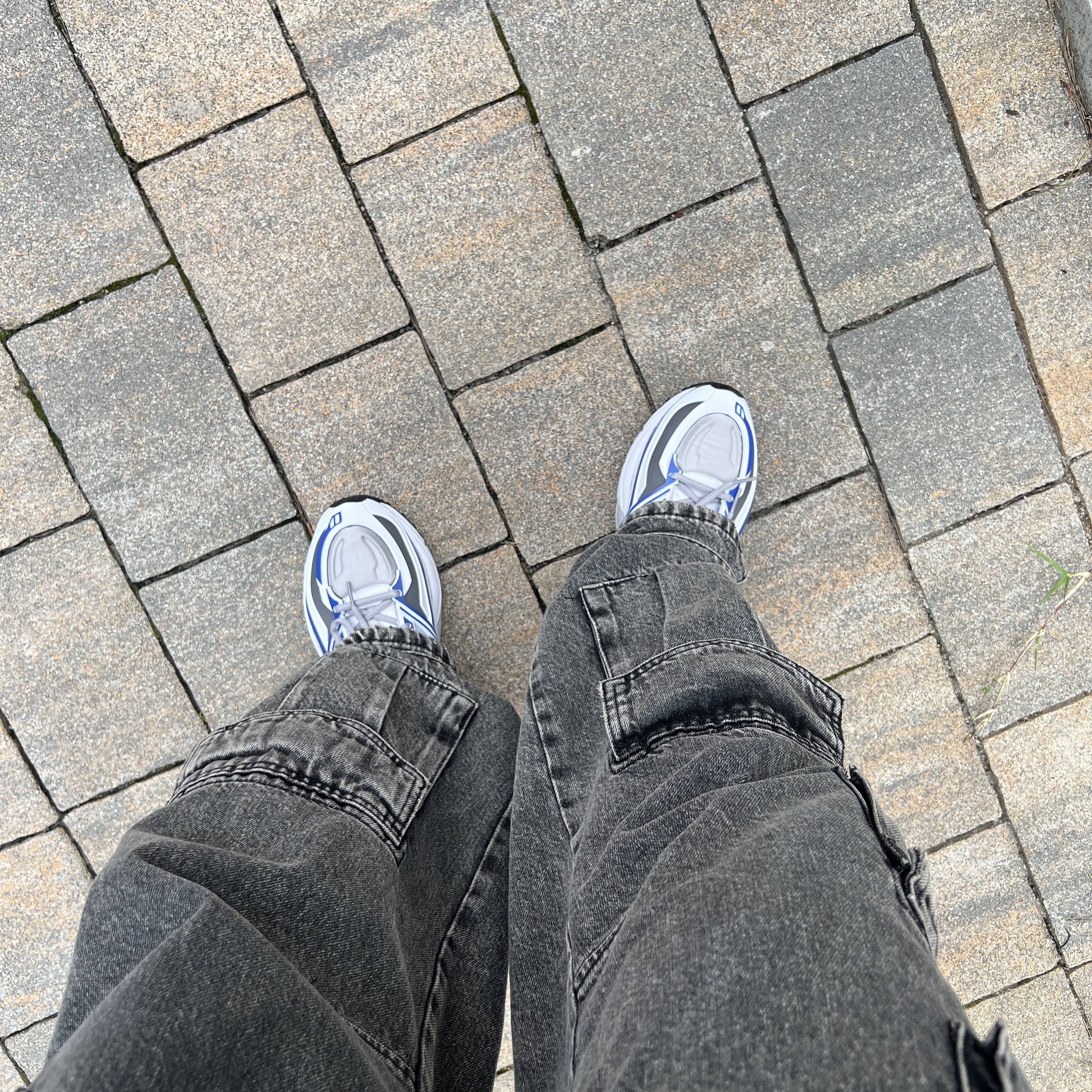 Reebok Premier Road Modern Classic Cobalt, Zara Utility Cargo Jeans Black 착용 스타일