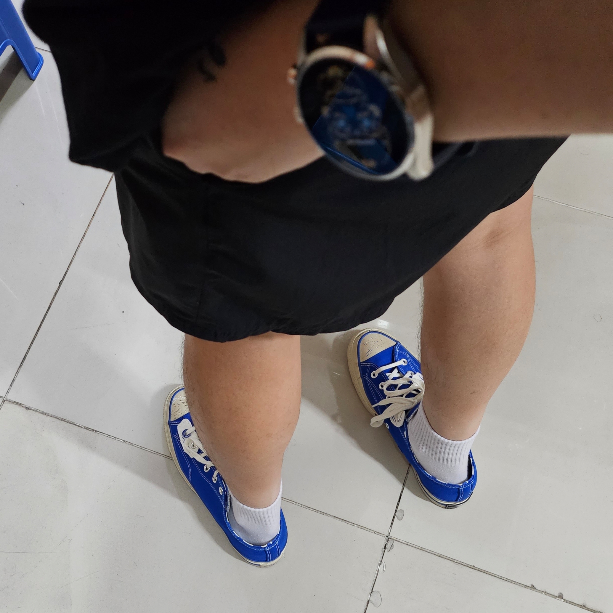 Converse x Ader Error Chuck 70 Ox Imperial Blue 착용 스타일 - 5