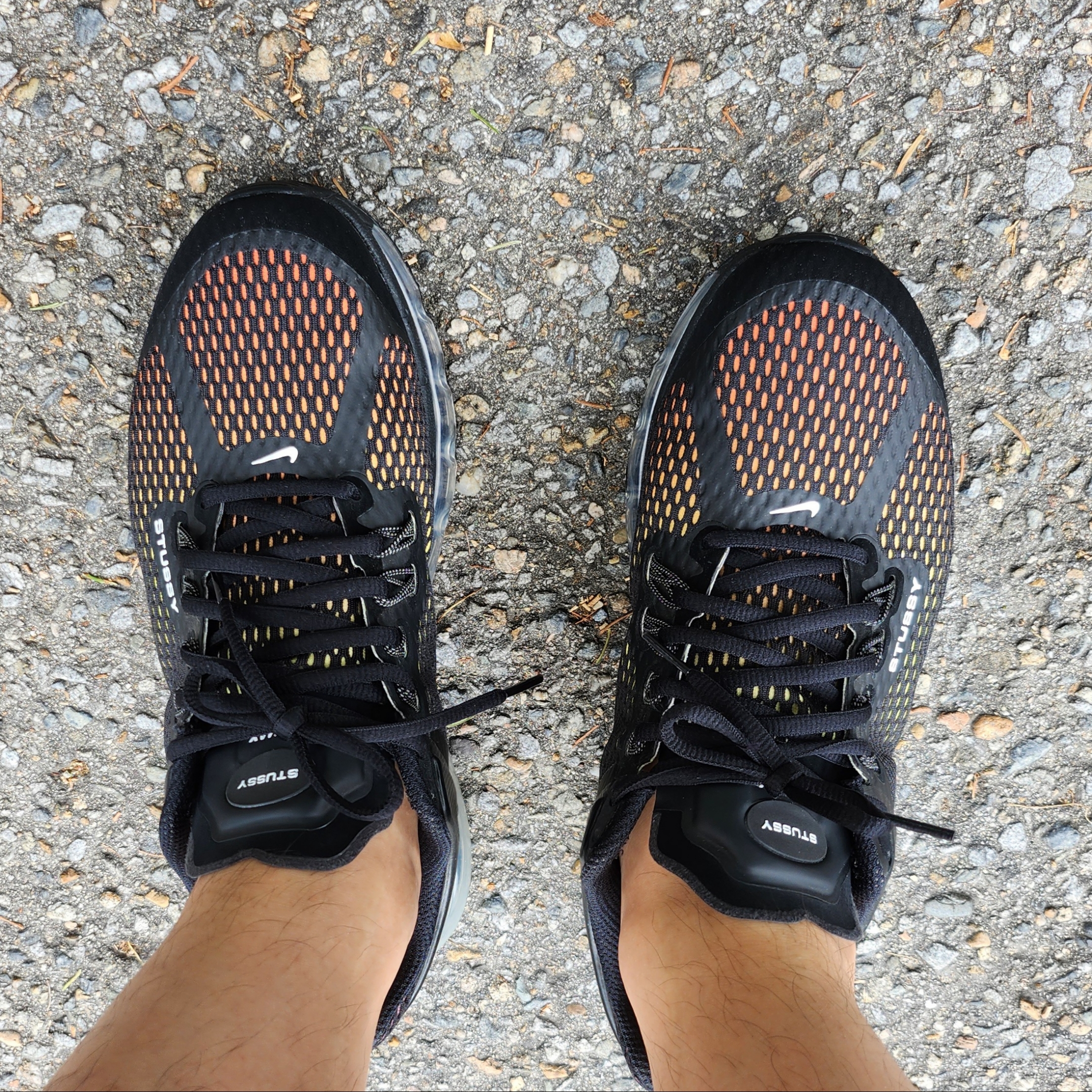 Nike x Stussy Air Max 2013 Black 착용 스타일