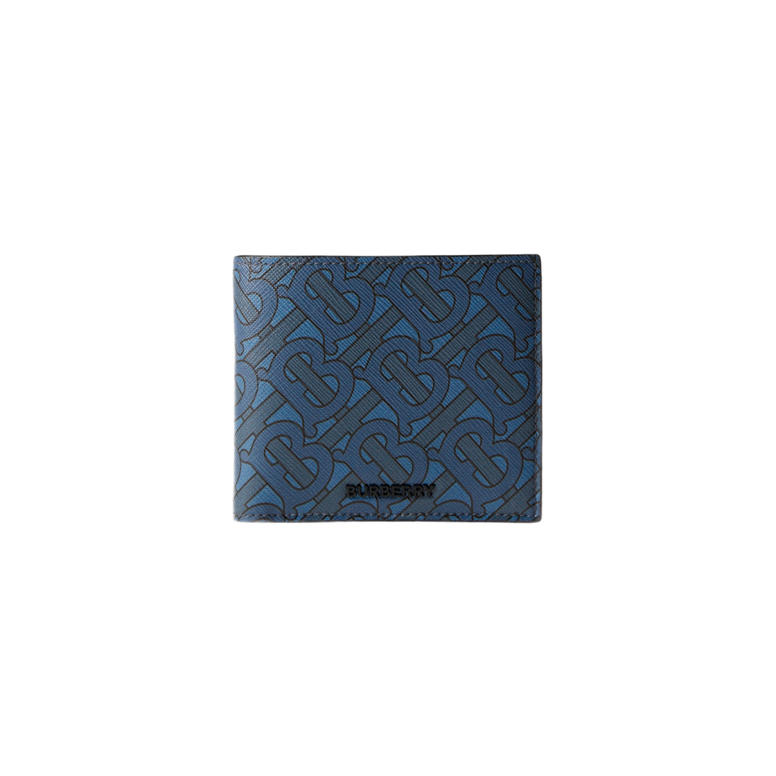 Burberry Monogram Print Bi-Fold Navy 상세 이미지 1