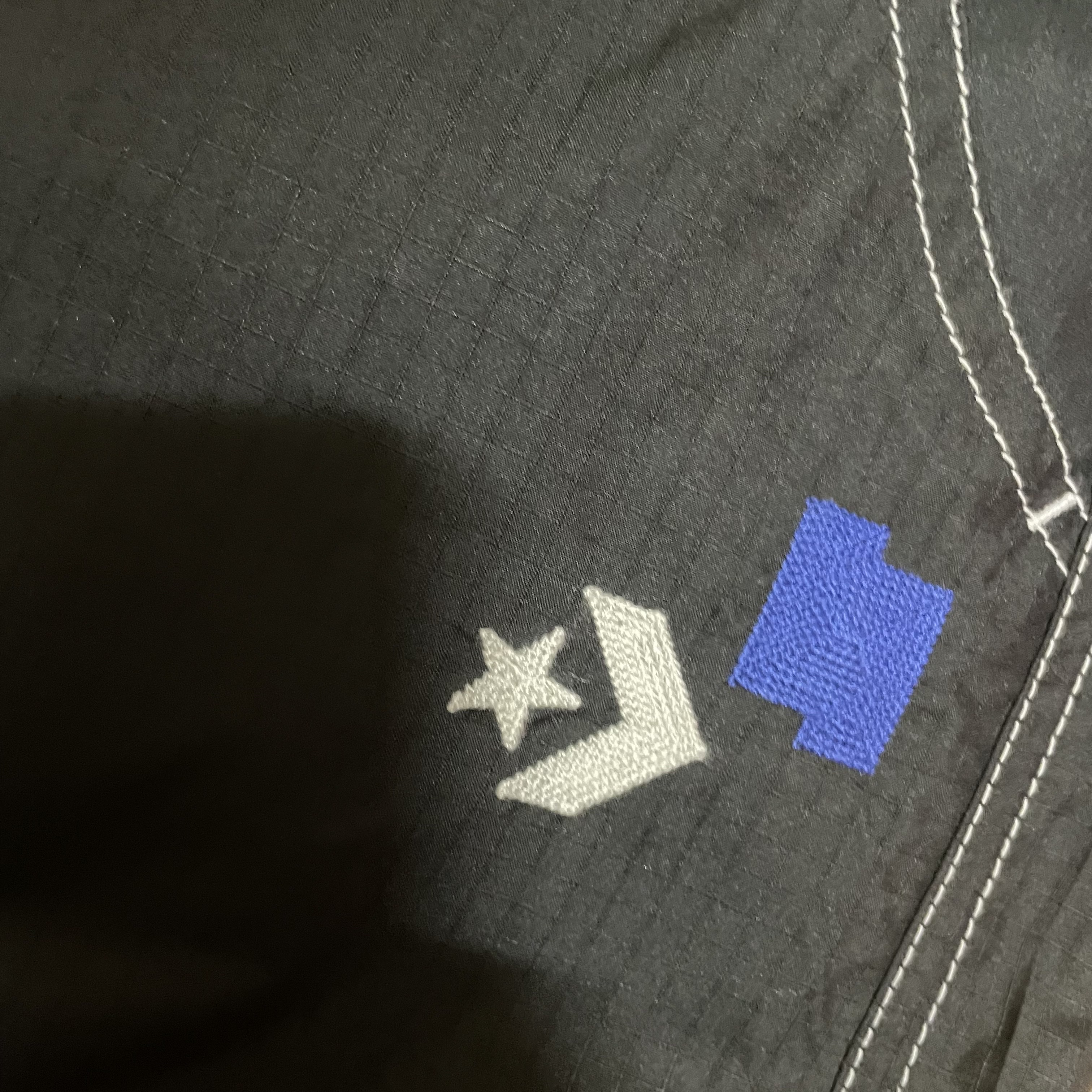 Converse x Ader Error Shapes Shorts Black 착용 스타일 - 1