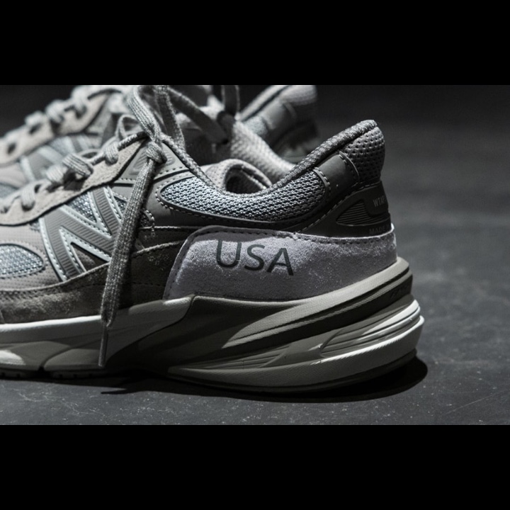 New Balance 990v6 Made in USA Grey - D Standard, New Balance 990v6 Made in USA Grey - B Narrow 착용 스타일 - 3