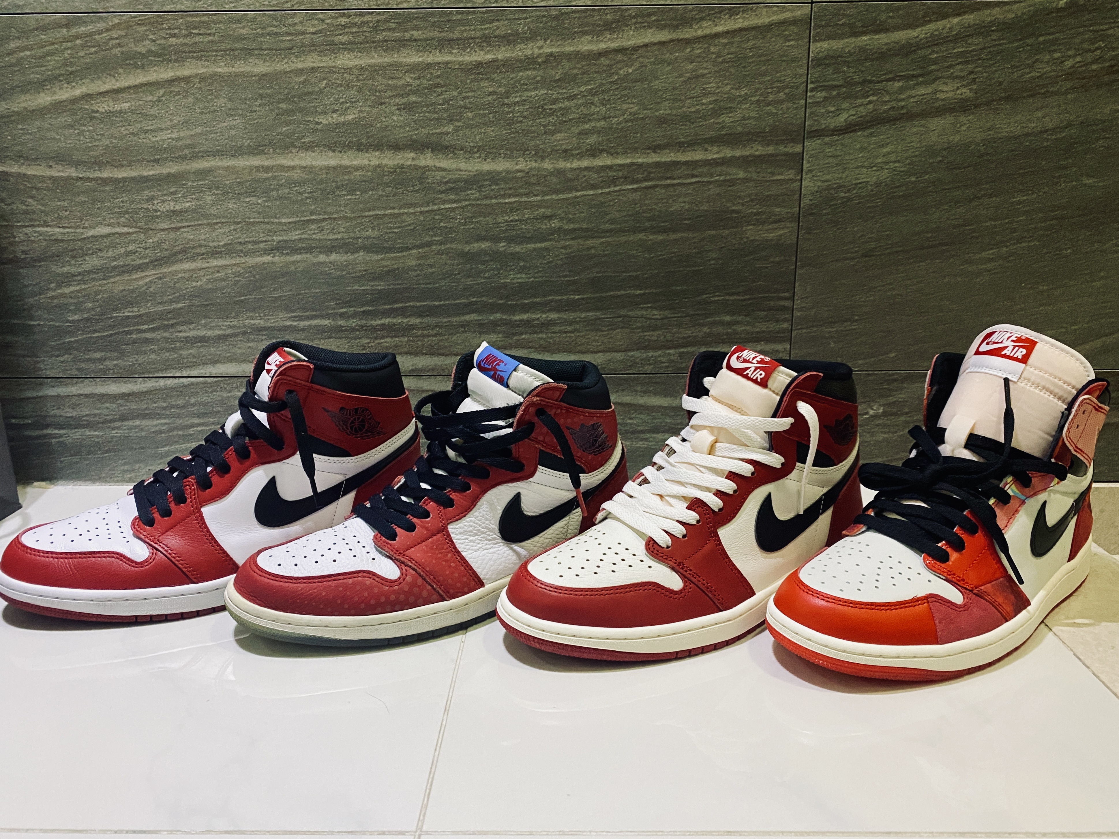 Jordan 1 Retro High OG Chicago 2022, Jordan 1 Retro High OG Chicago 2015 착용 스타일