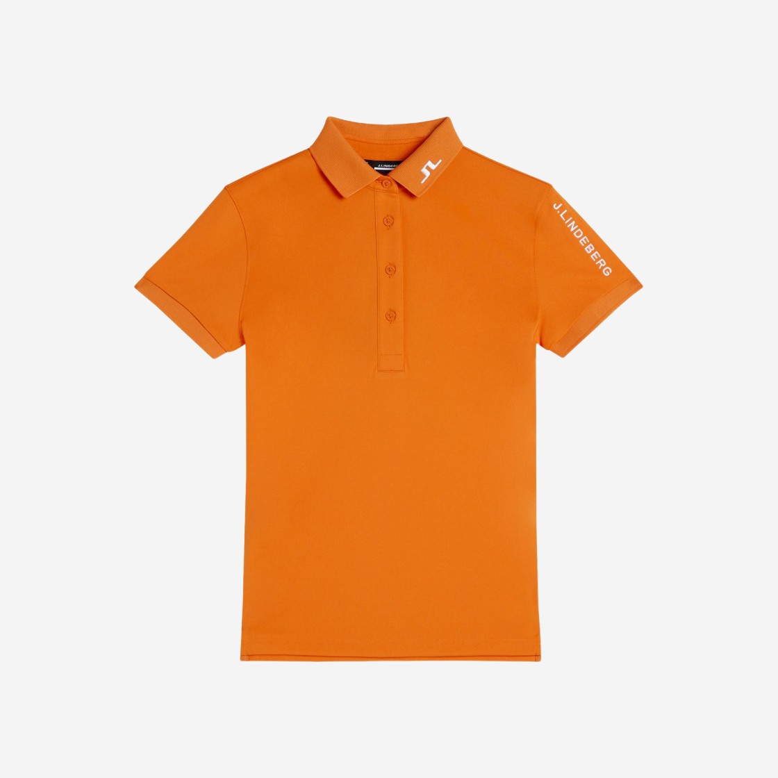 (W) J.Lindeberg Tour Tech Polo Russet Orange 상세 이미지 1