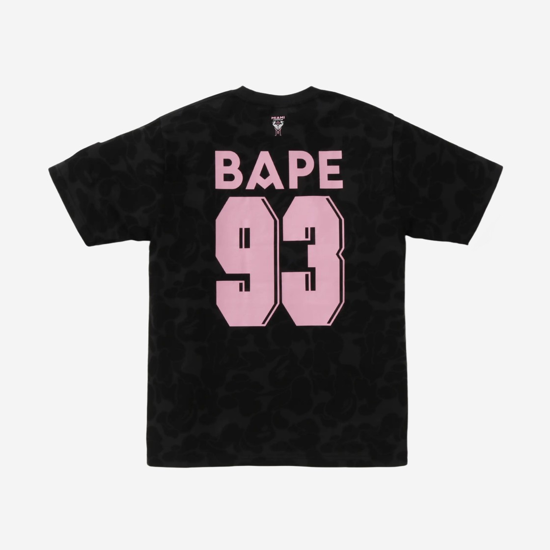 BAPE x Inter Miami CF Camo T-Shirt Black 상세 이미지 2