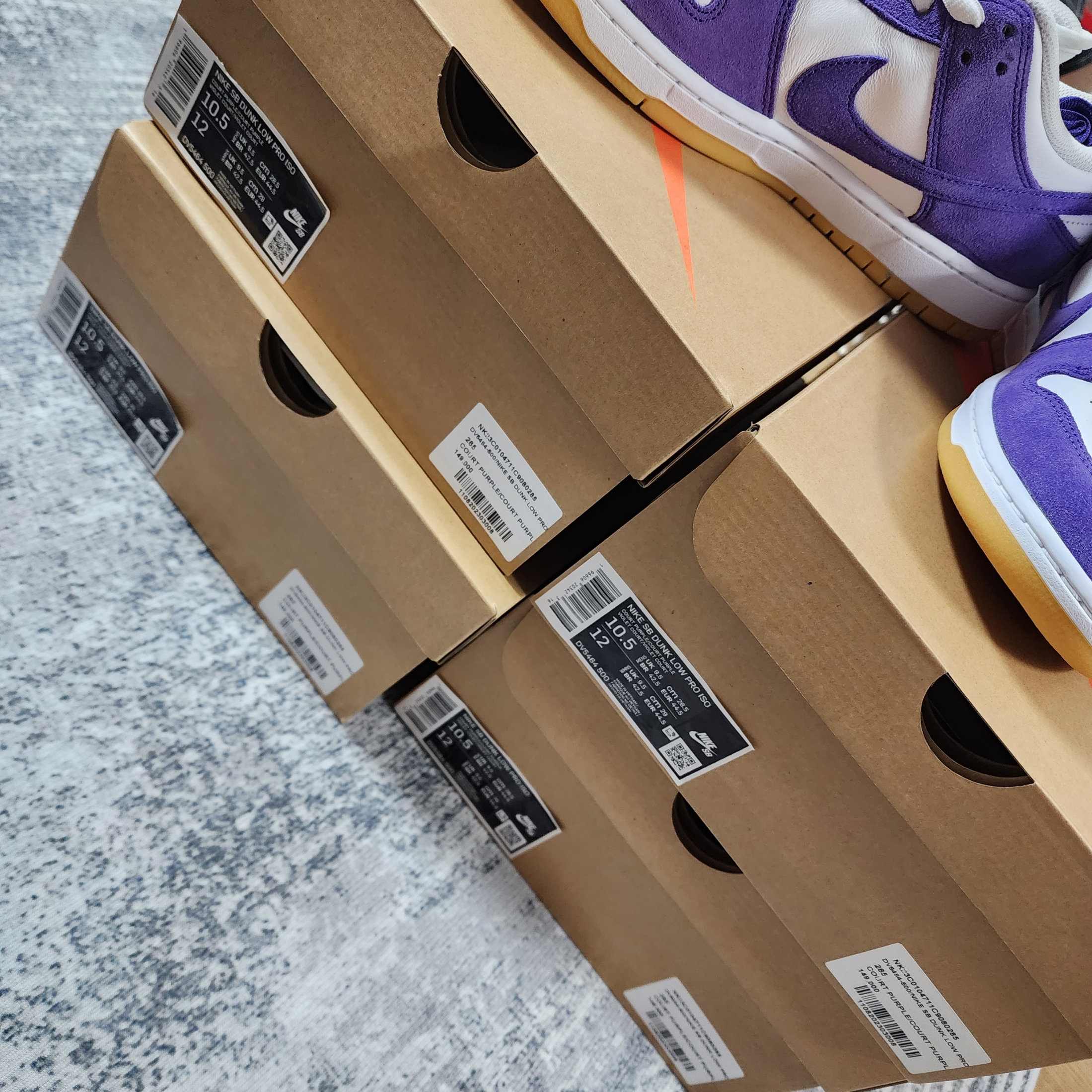 Nike Dunk Low Pro SB Court Purple 착용 스타일