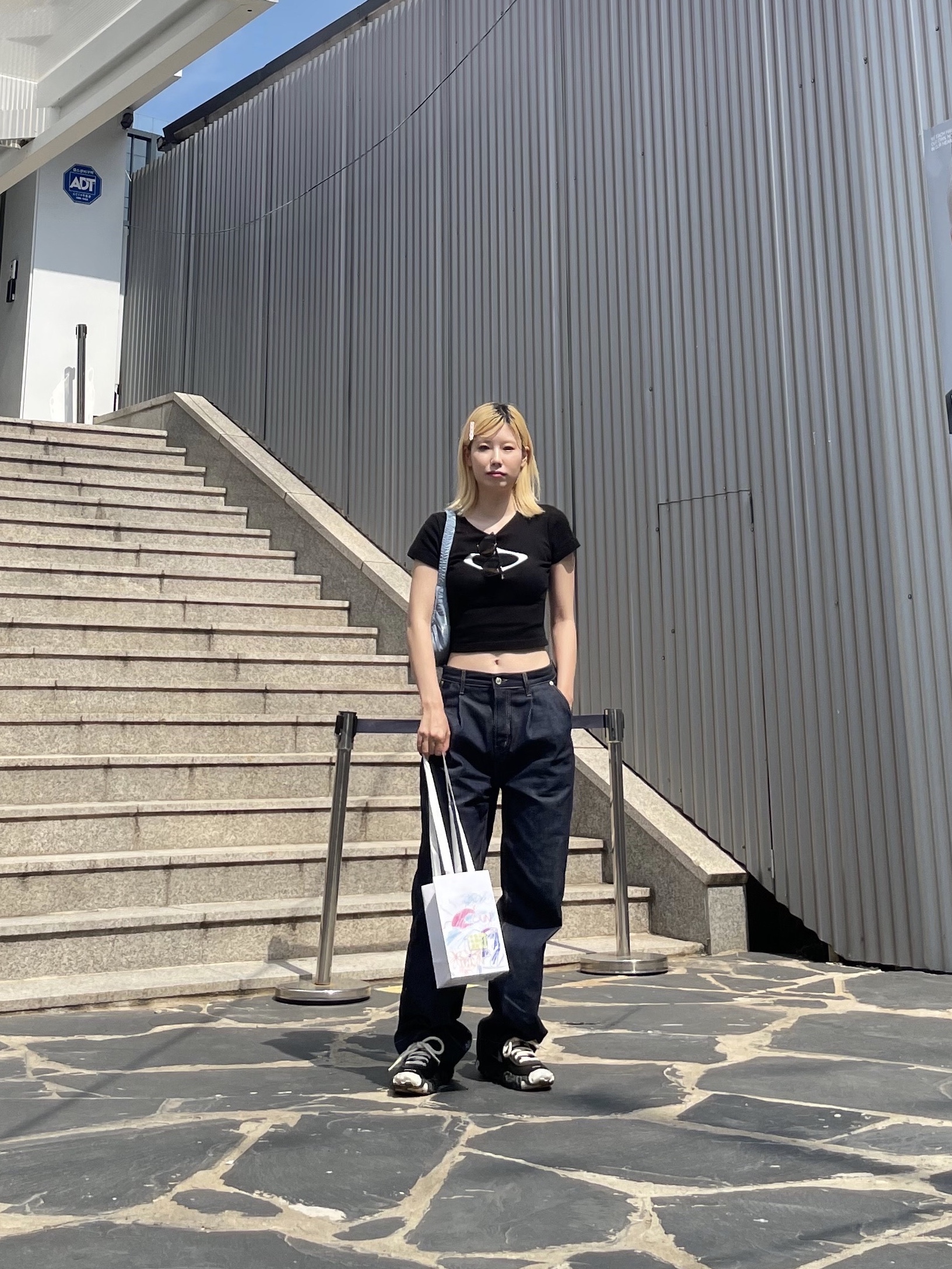 Nike x Undercover Overbreak SP Black, (W) Mischief Rhombus Blur T-Shirt Mini Black 착용 스타일 - 1