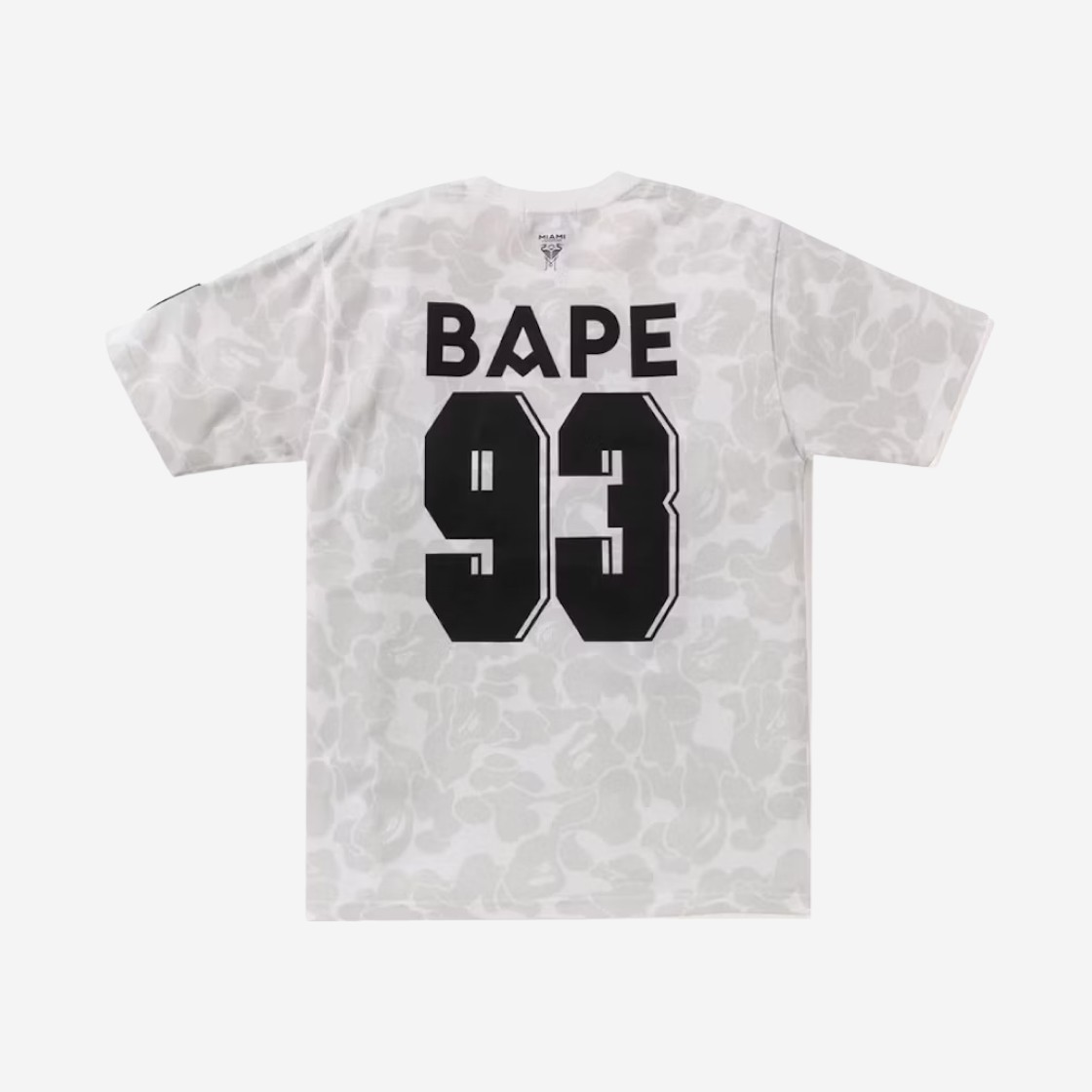 BAPE x Inter Miami CF Camo T-Shirt White 상세 이미지 2