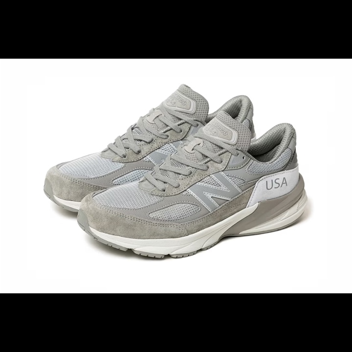 New Balance 990v6 Made in USA Grey - D Standard, New Balance 990v6 Made in USA Grey - B Narrow 착용 스타일 - 5