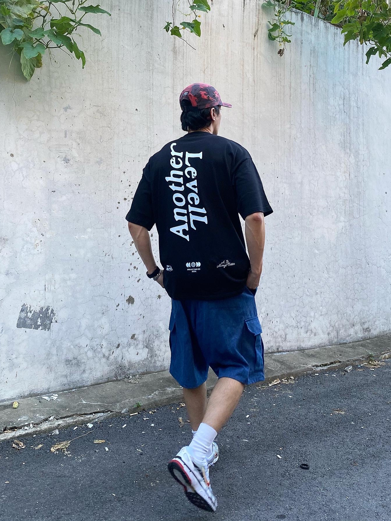 Supreme Military Camp Cap Red Camo - 23SS 착용 스타일 - 2