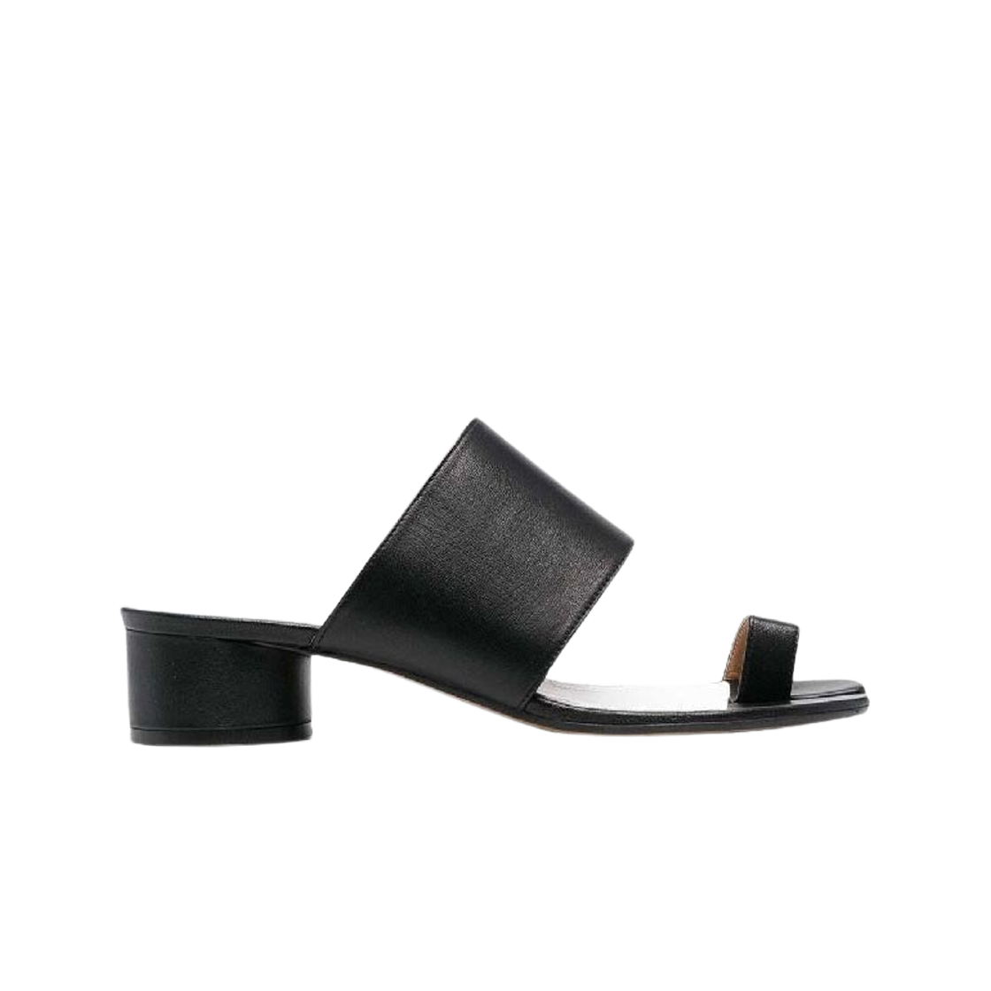 (W) 메종 마르지엘라 타비 로우 뮬 블랙((W) Maison Margiela Tabi Low Mules Black) - 1
