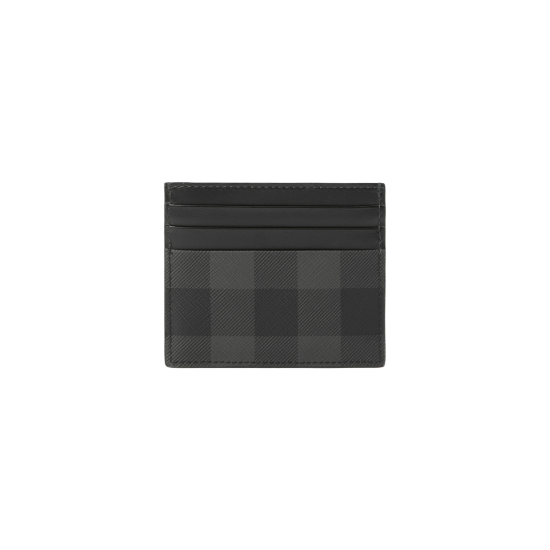 Burberry Check and Leather Card Case Charcoal 상세 이미지 2