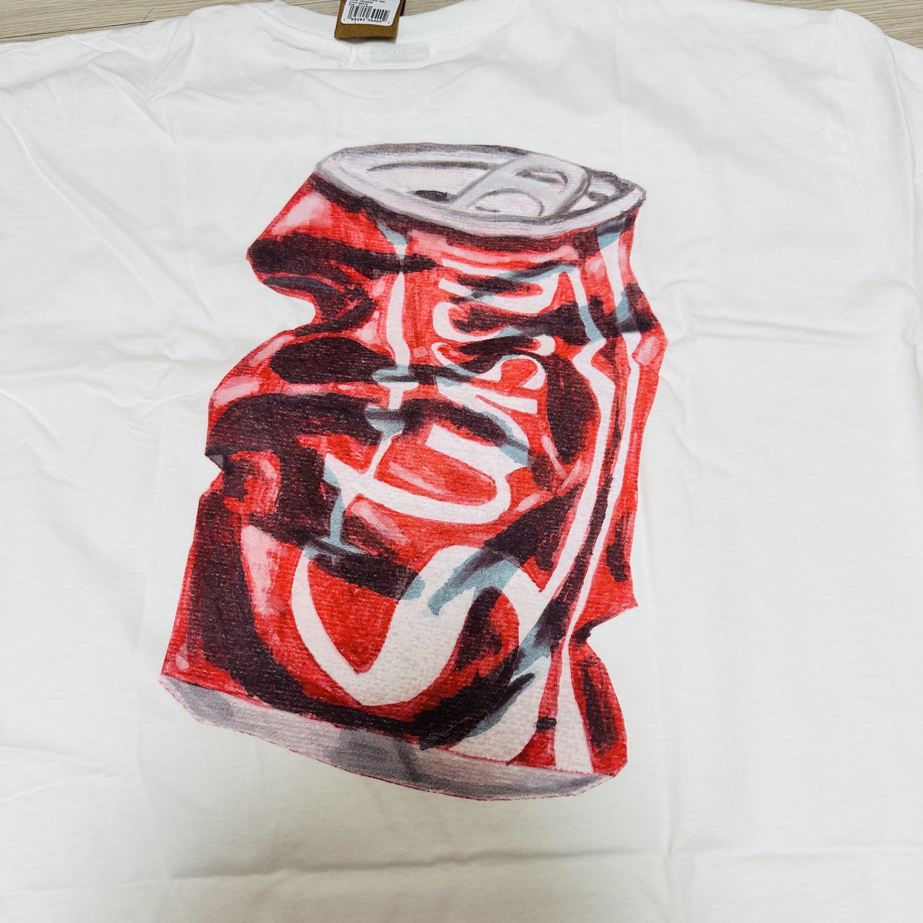 Stussy Soda Can T-Shirt White 착용 스타일