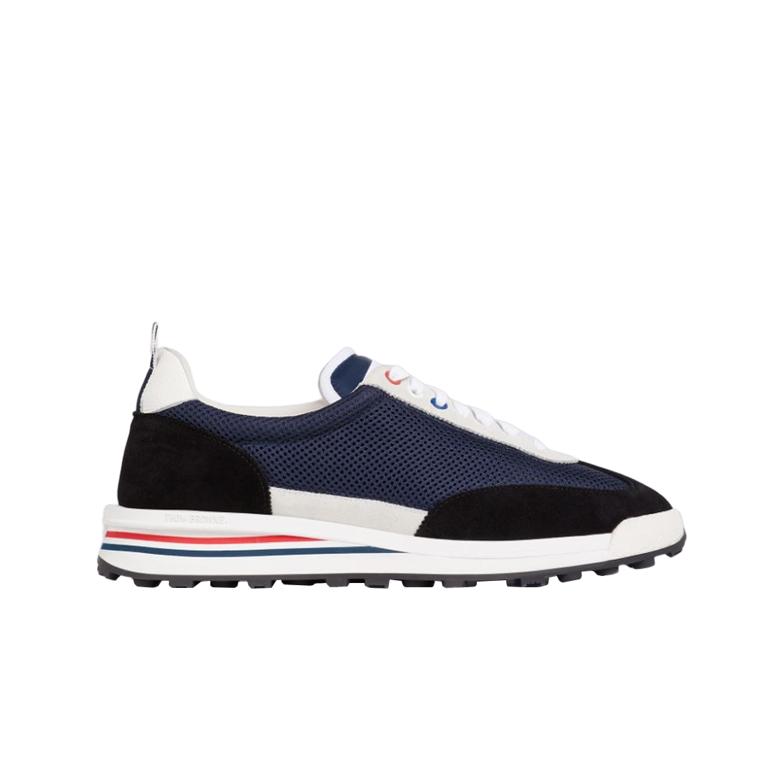 MFD180C-06552-415 Thom Browne Nylon Tech Running Shoes Navy