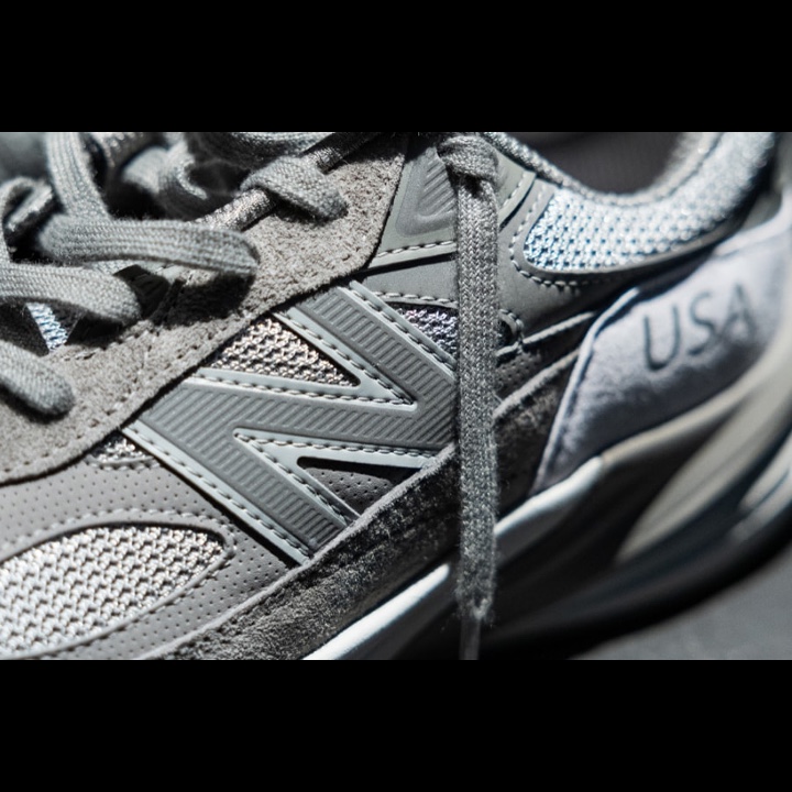New Balance 990v6 Made in USA Grey - D Standard, New Balance 990v6 Made in USA Grey - B Narrow 착용 스타일 - 4
