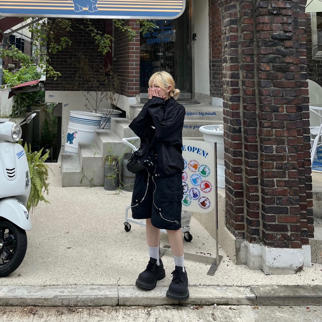 Balenciaga Steroid Derby Black 착용 스타일 - 1