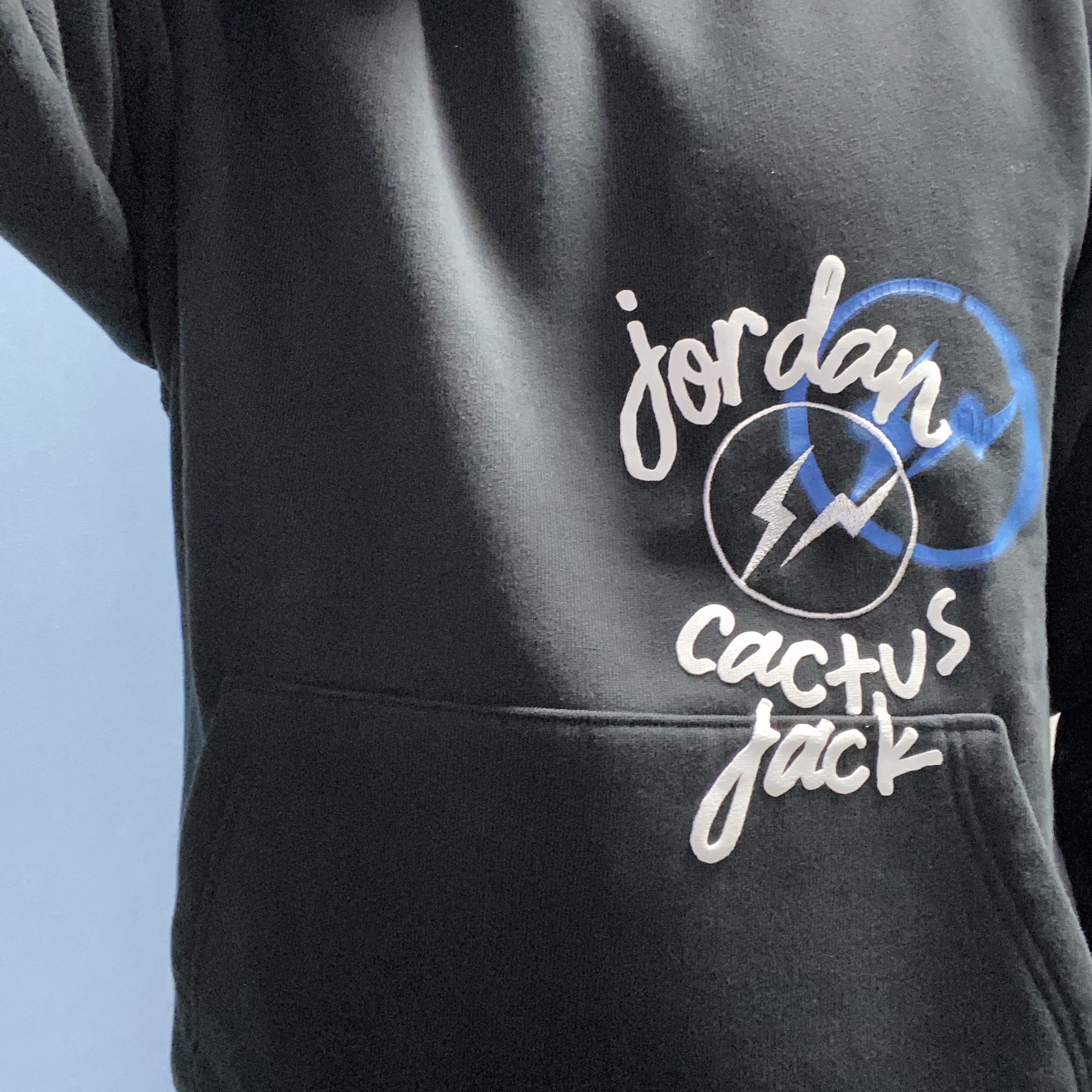 Jordan x Travis Scott x Fragment Hoodie Black (DJ0615-010) 착용 스타일