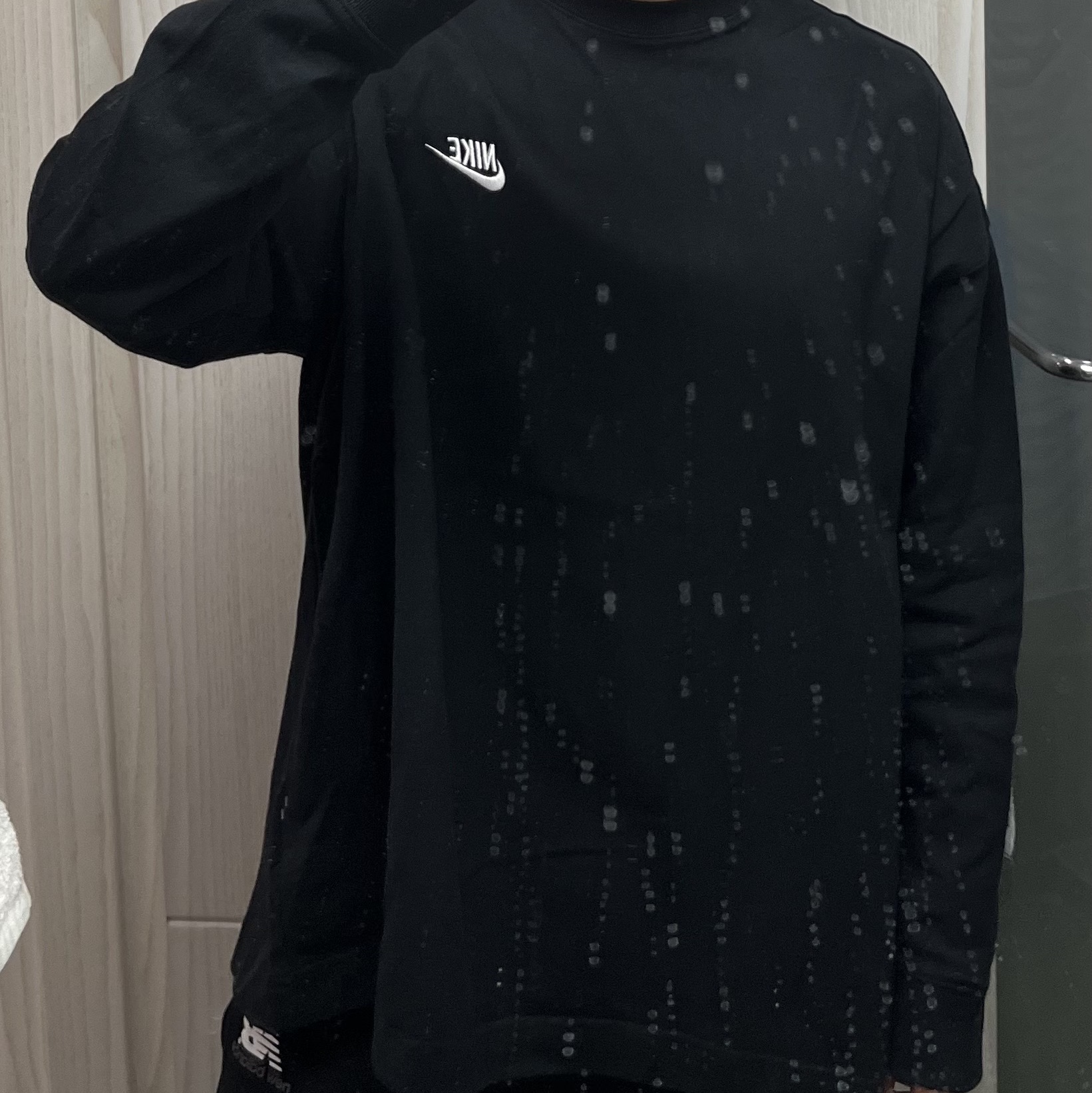 Nike x Peaceminusone LS T-Shirt Black (DR0098-010) 착용 스타일