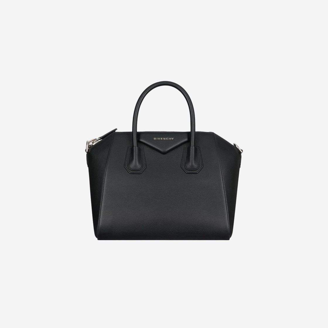 Givenchy Small Antigona Bag in Grained Leather Black 상세 이미지 1