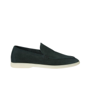 Loro Piana Summer Walk Suede Calfskin Dark Green
