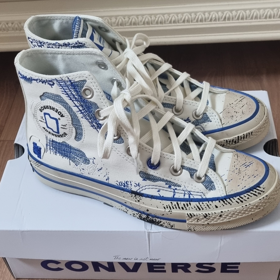 Converse x Ader Error Chuck 70 High White 착용 스타일 - 2