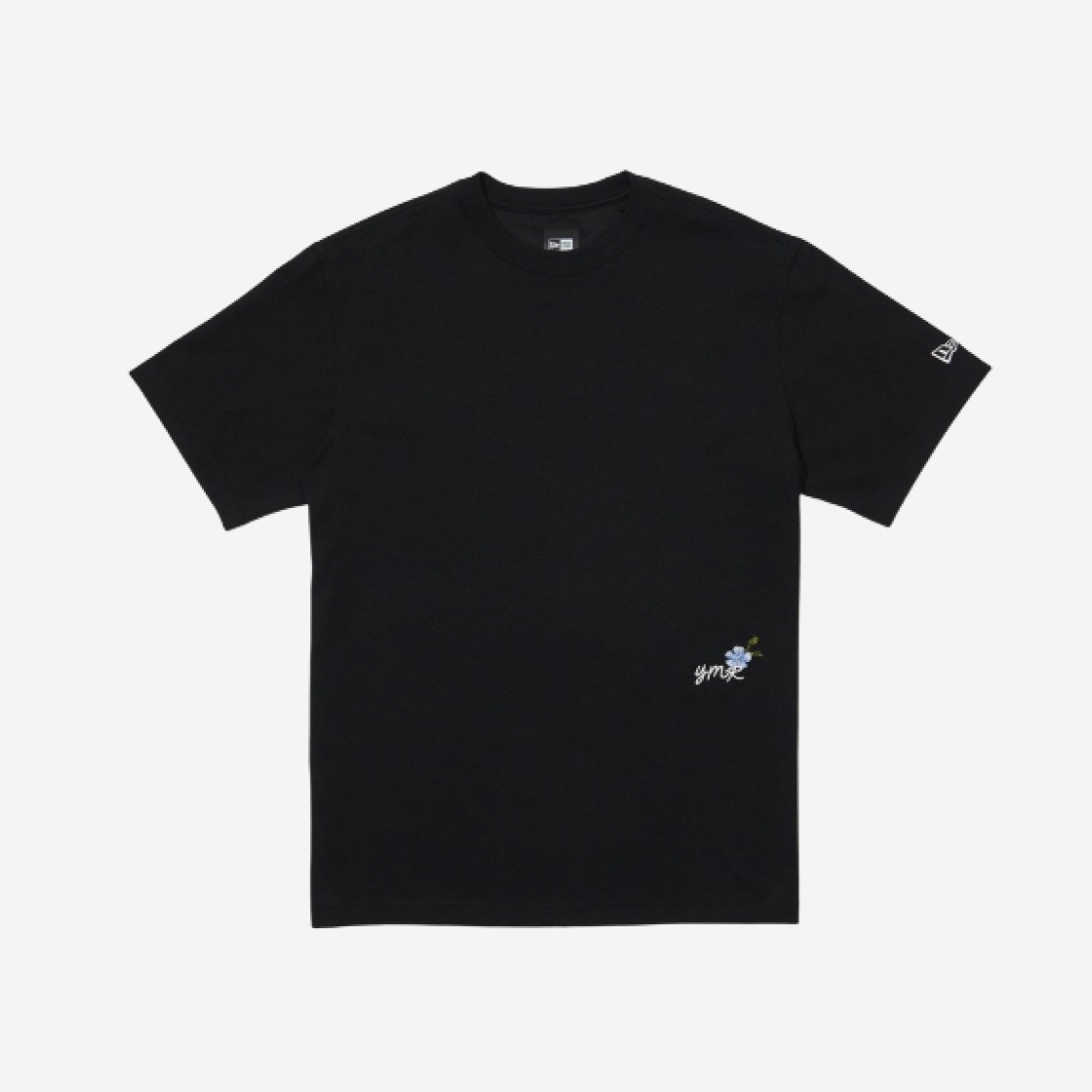 New Era x Yoonmirae Soul Flower T-Shirt Black 상세 이미지 2