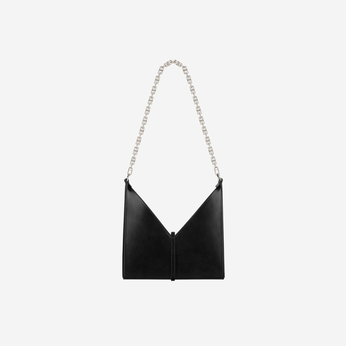 Givenchy Small Cut Out Bag in Box Leather with Chain Black 상세 이미지 2