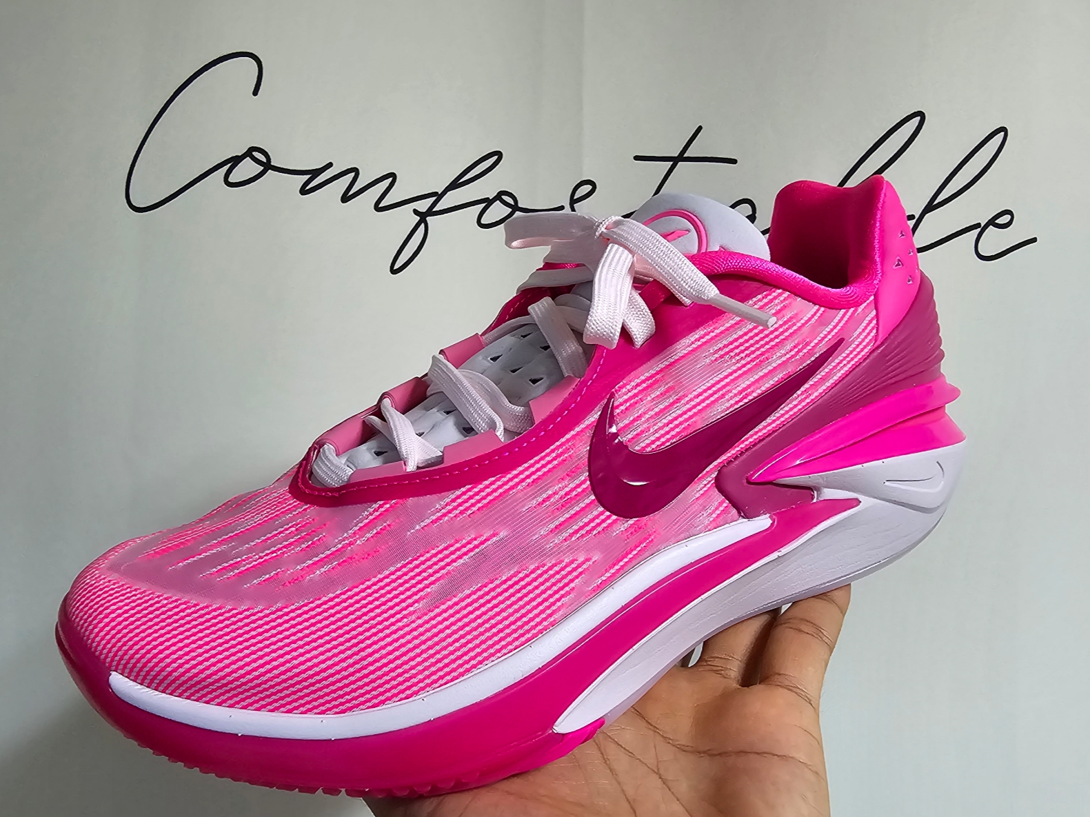 Nike Air Zoom GT Cut 2 EP Hyper Pink 착용 스타일 - 1